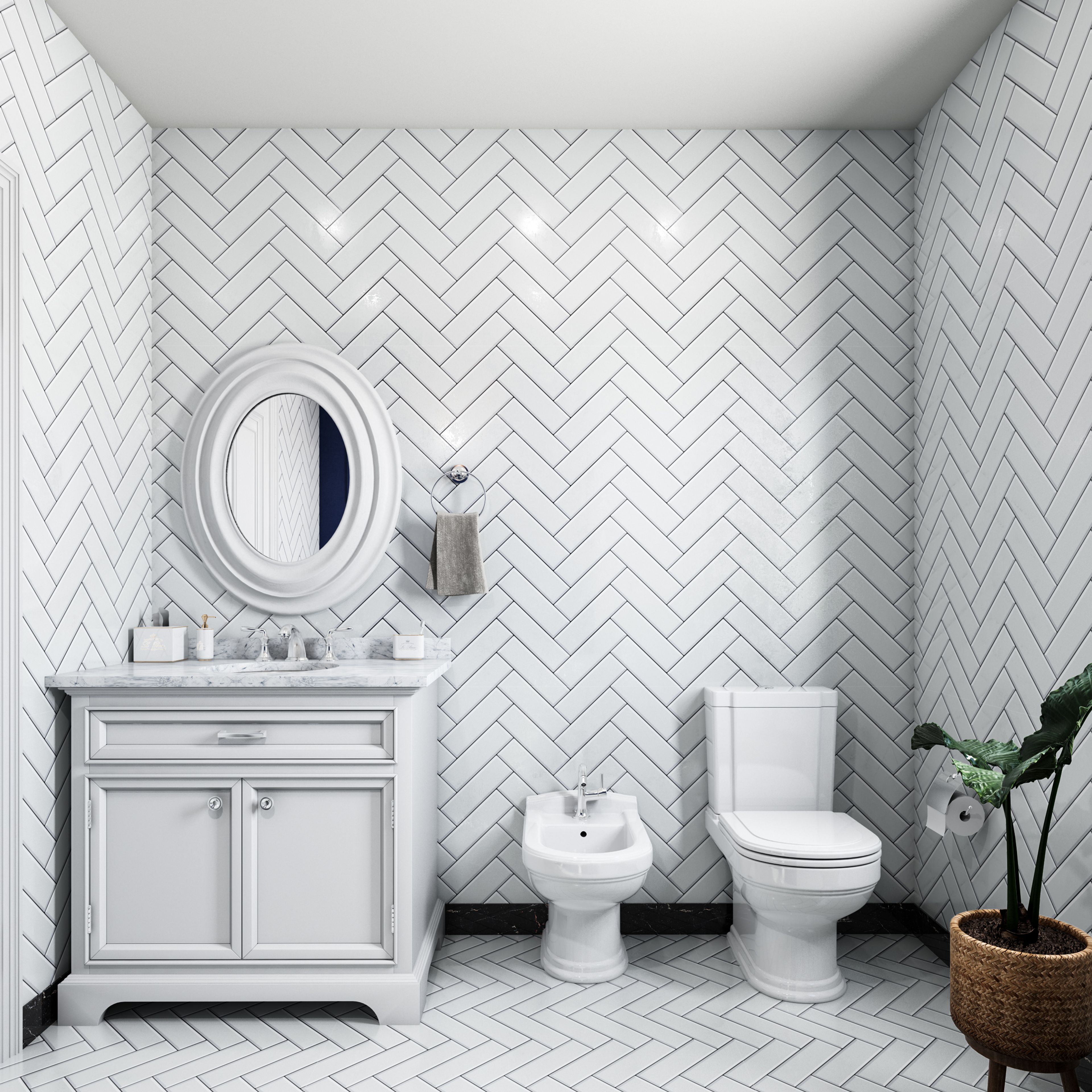 Multi-functional Classic Bathroom - Livspace