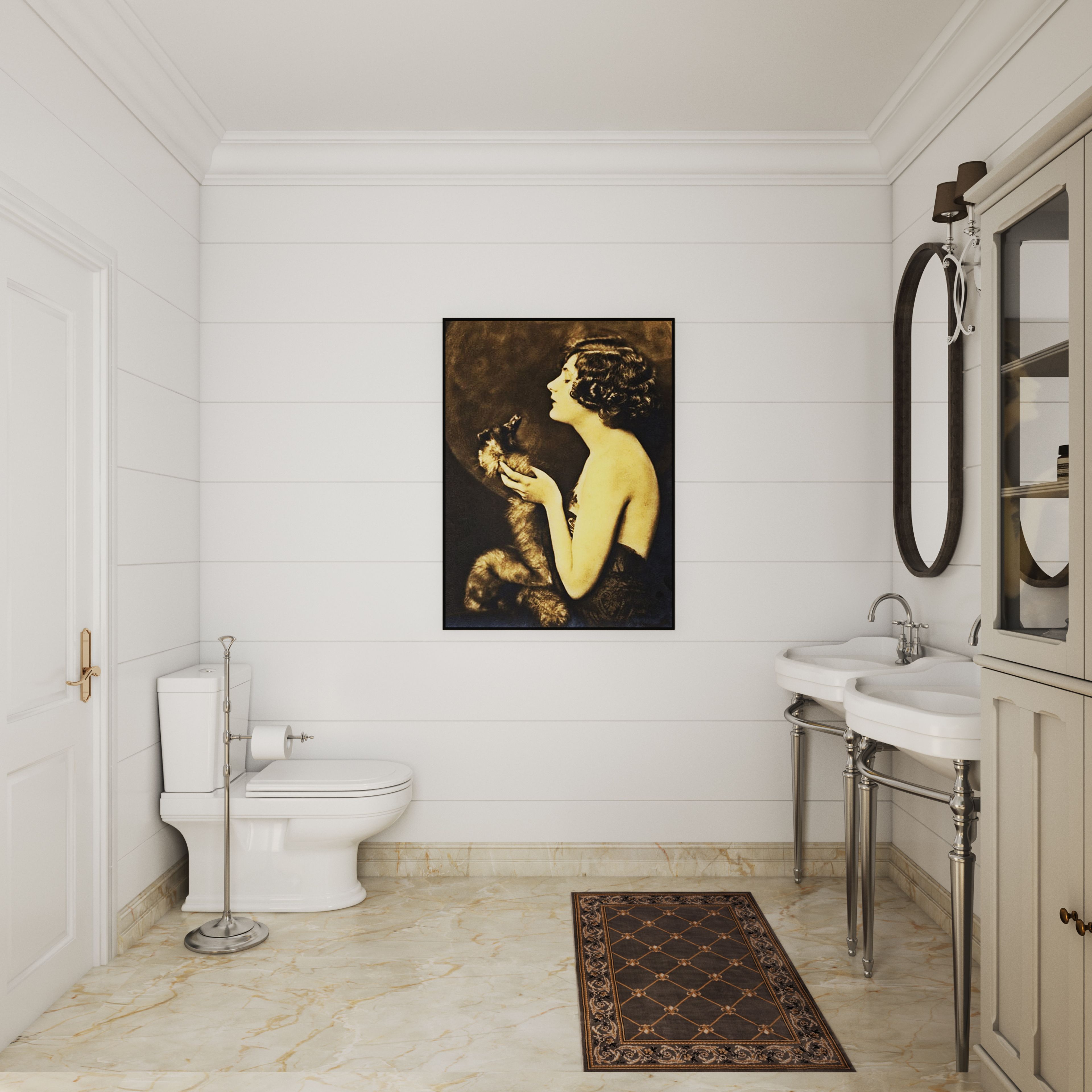 Understated Classic Design Bathroom - Livspace