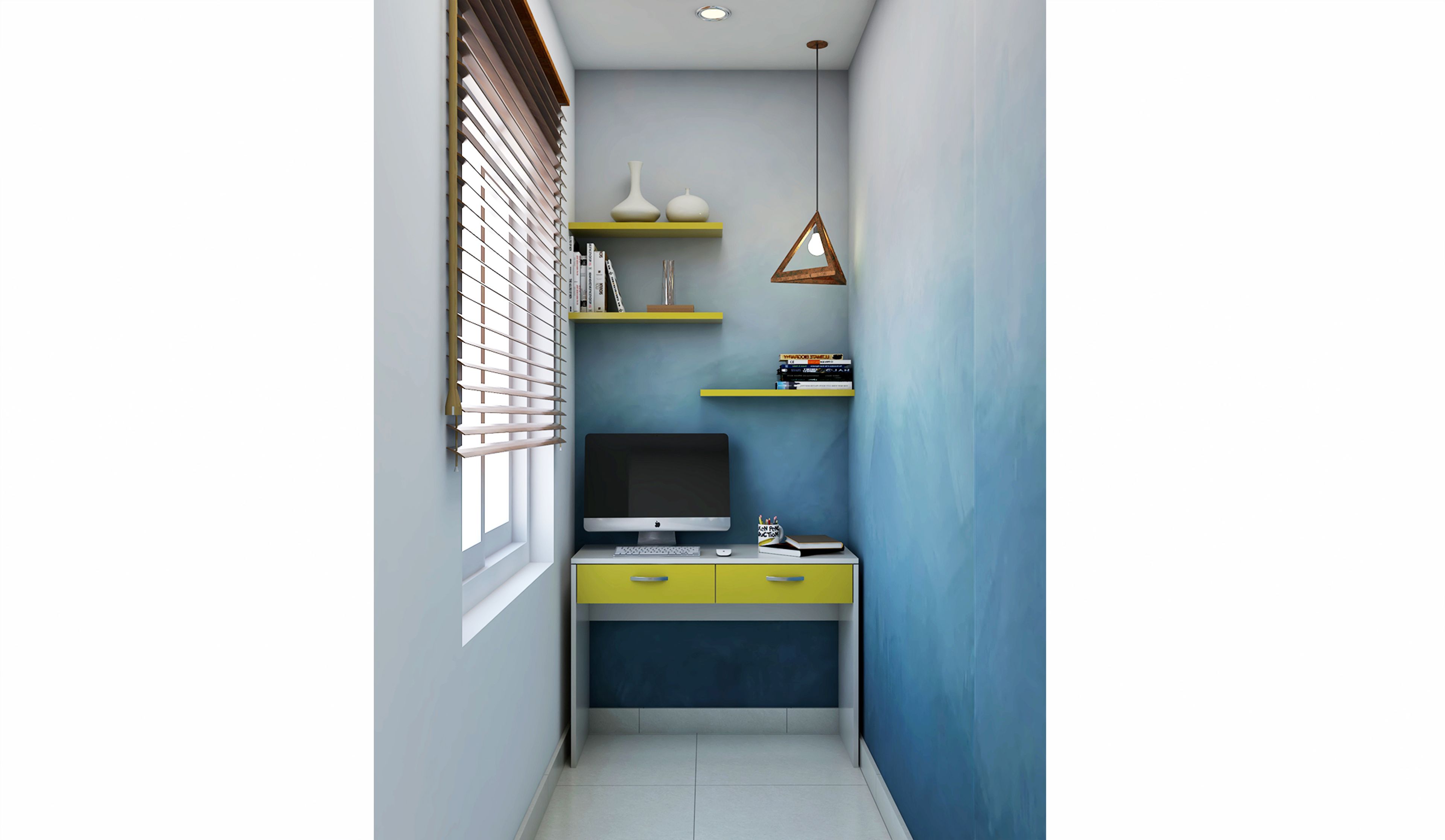 Minimalist and Multi-Functional Home Office