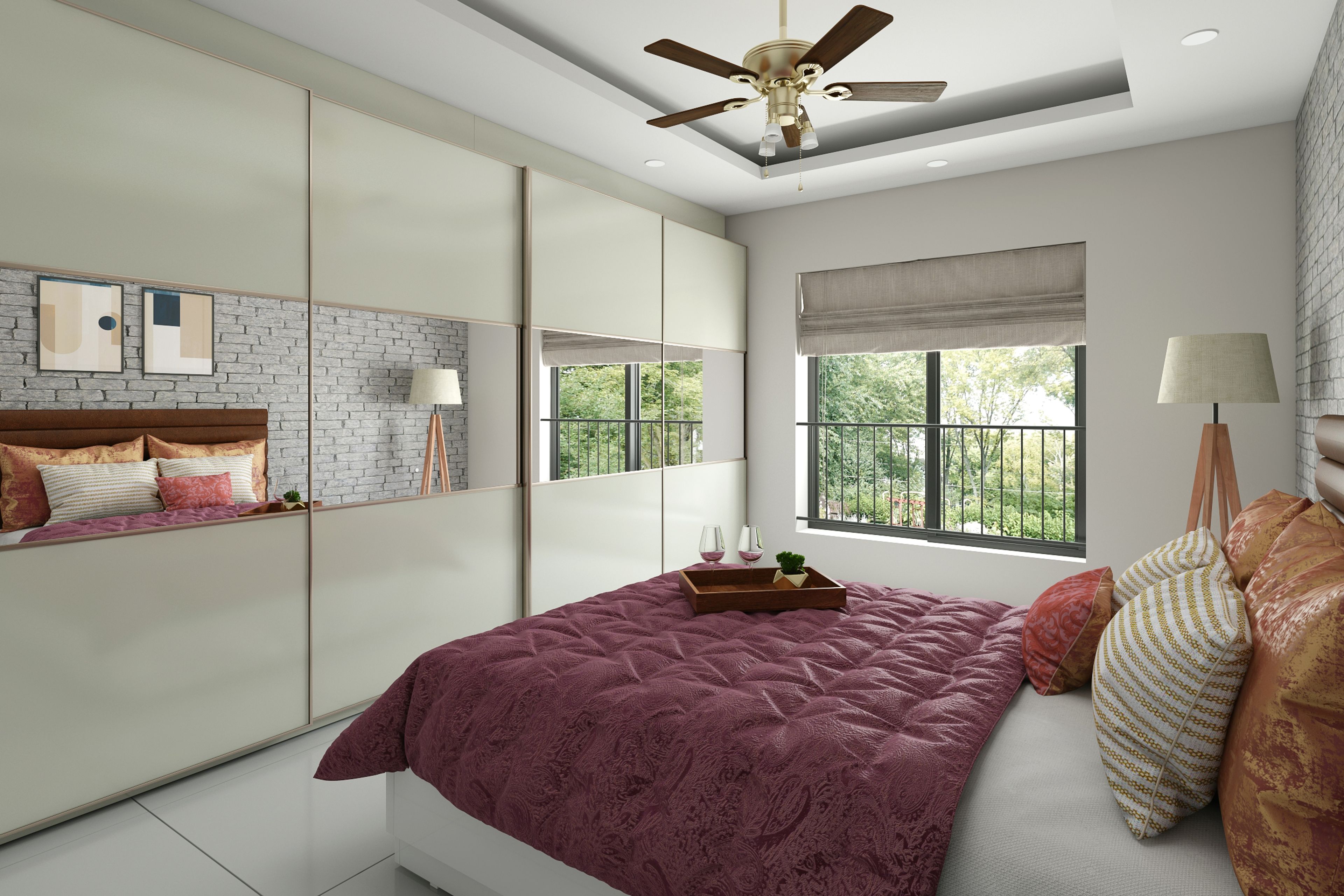 Sliding Door Wardrobe With Smart storage