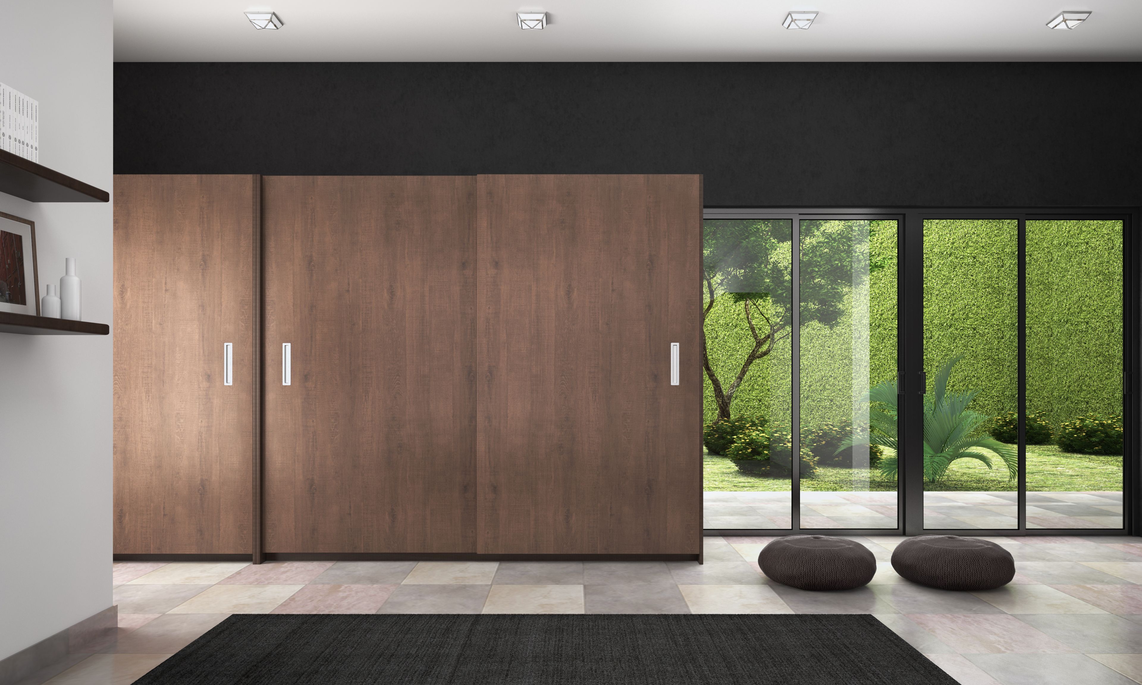 Sleek Wardrobe For A Contemporary Room