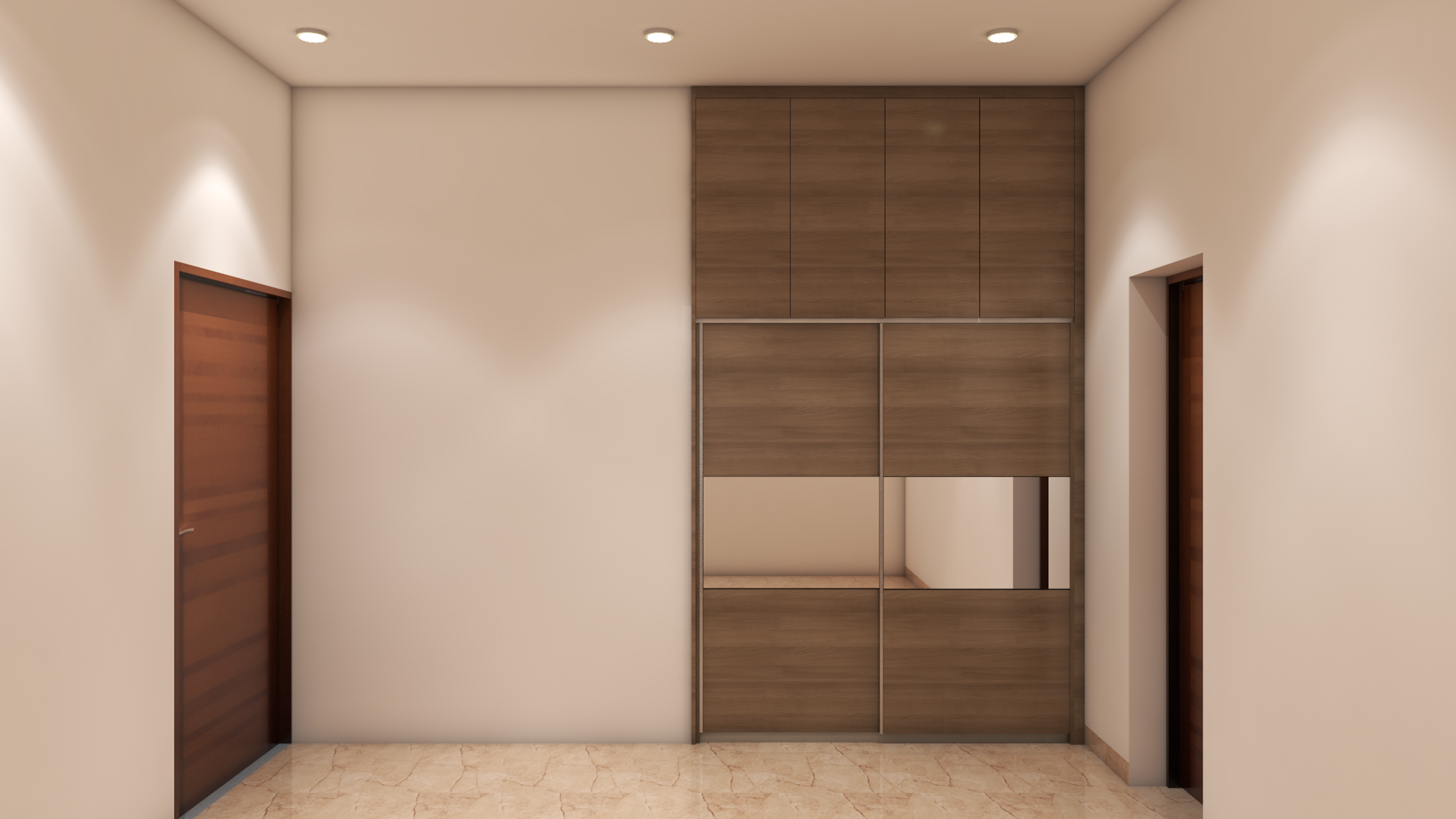 Small Wardrobe For A Compact Layout
