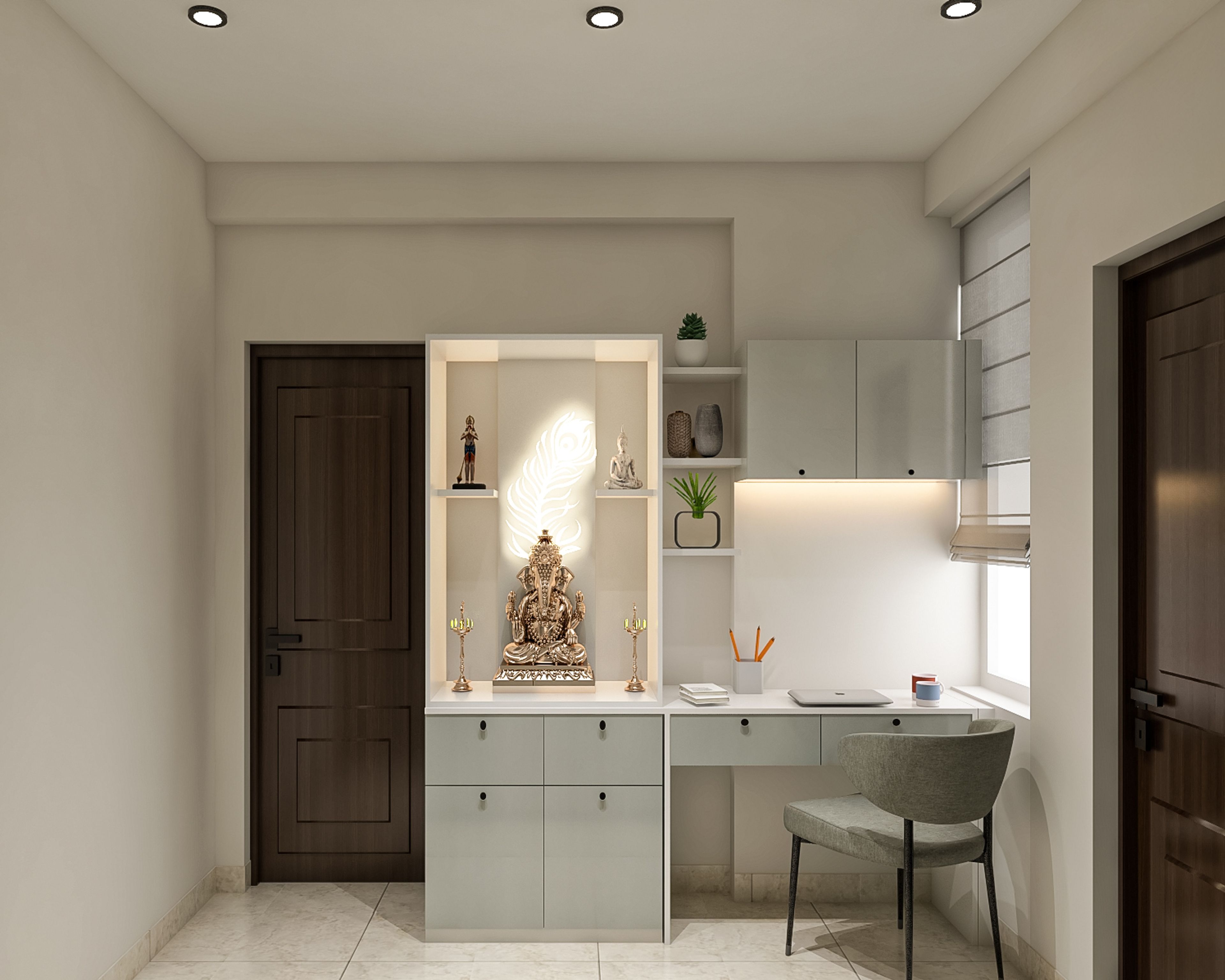 How to Set Up a Pooja Room in a US Apartment Without Breaking Any Rules 1 600+ Latest Pooja Room & Mandir Design for Home - Livspace