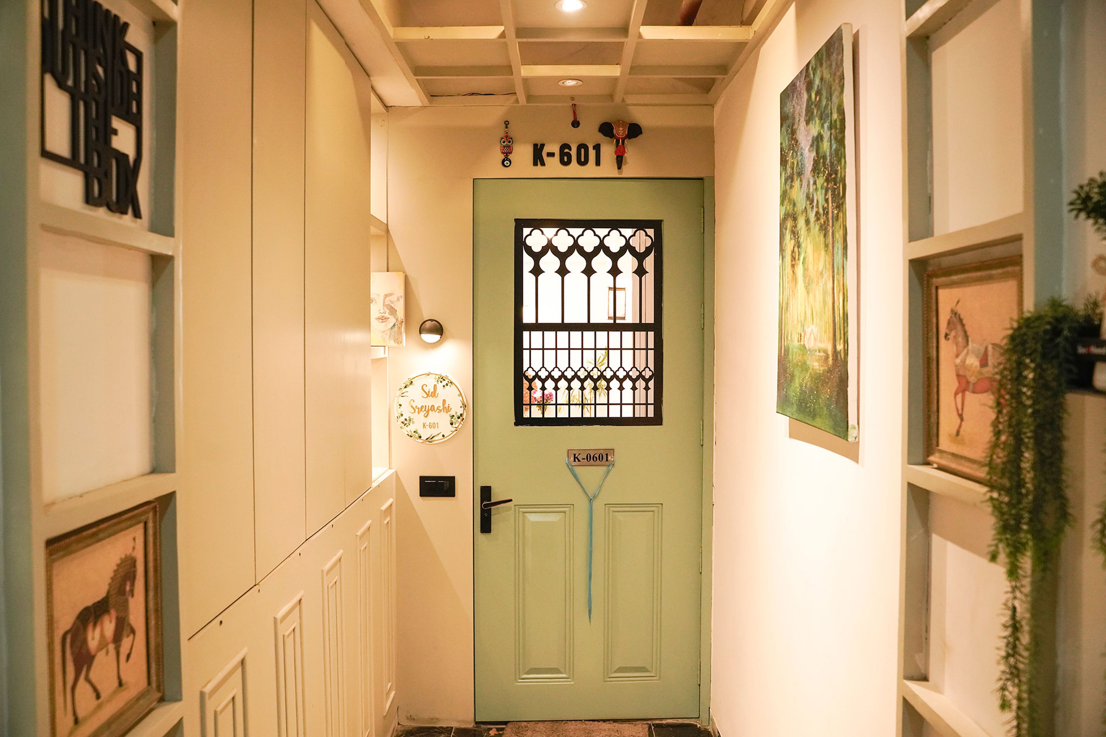 Classic Entrance Swing Single Door Design in Matte Finish