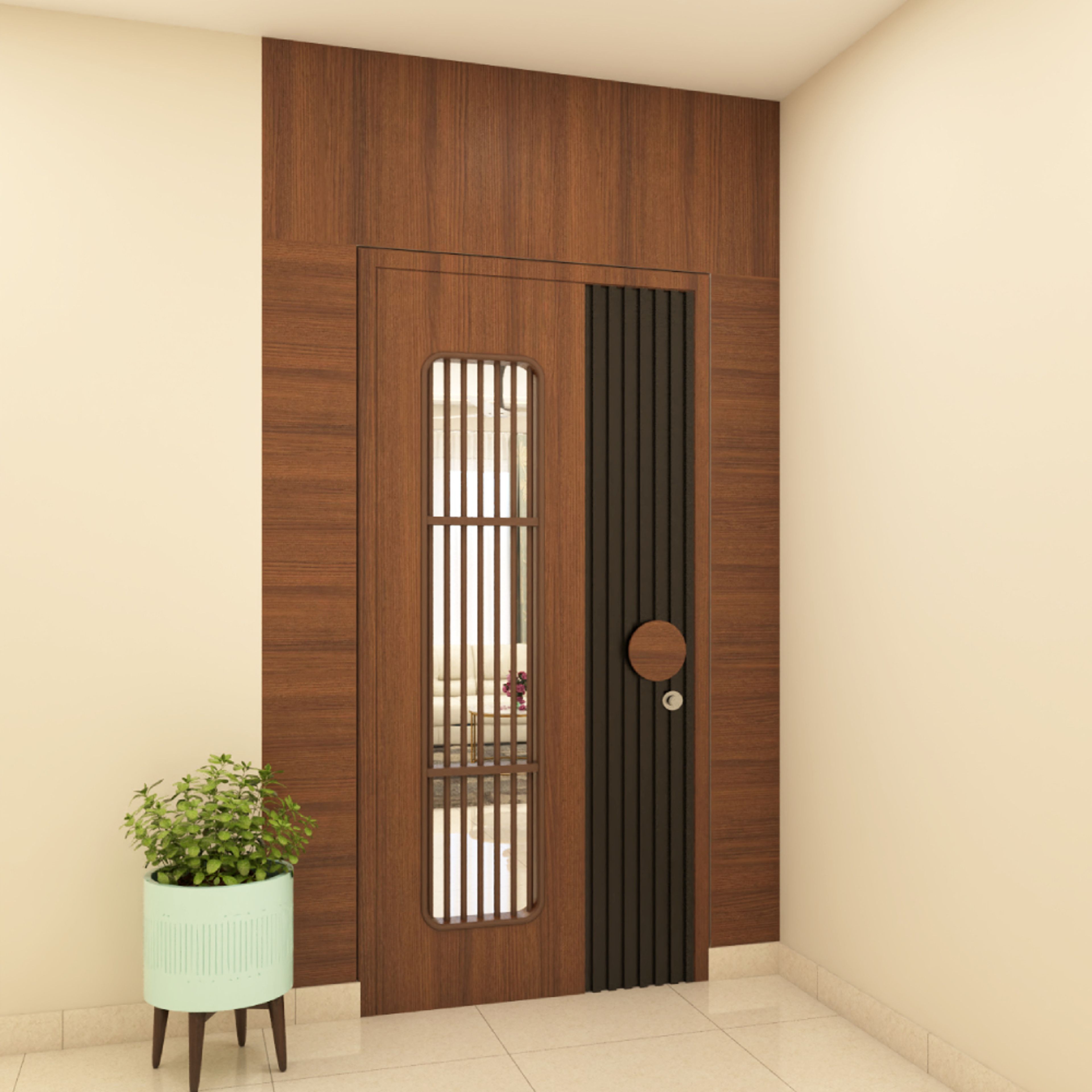 Matte-Finish Swing Door Design for a Modern Entrances