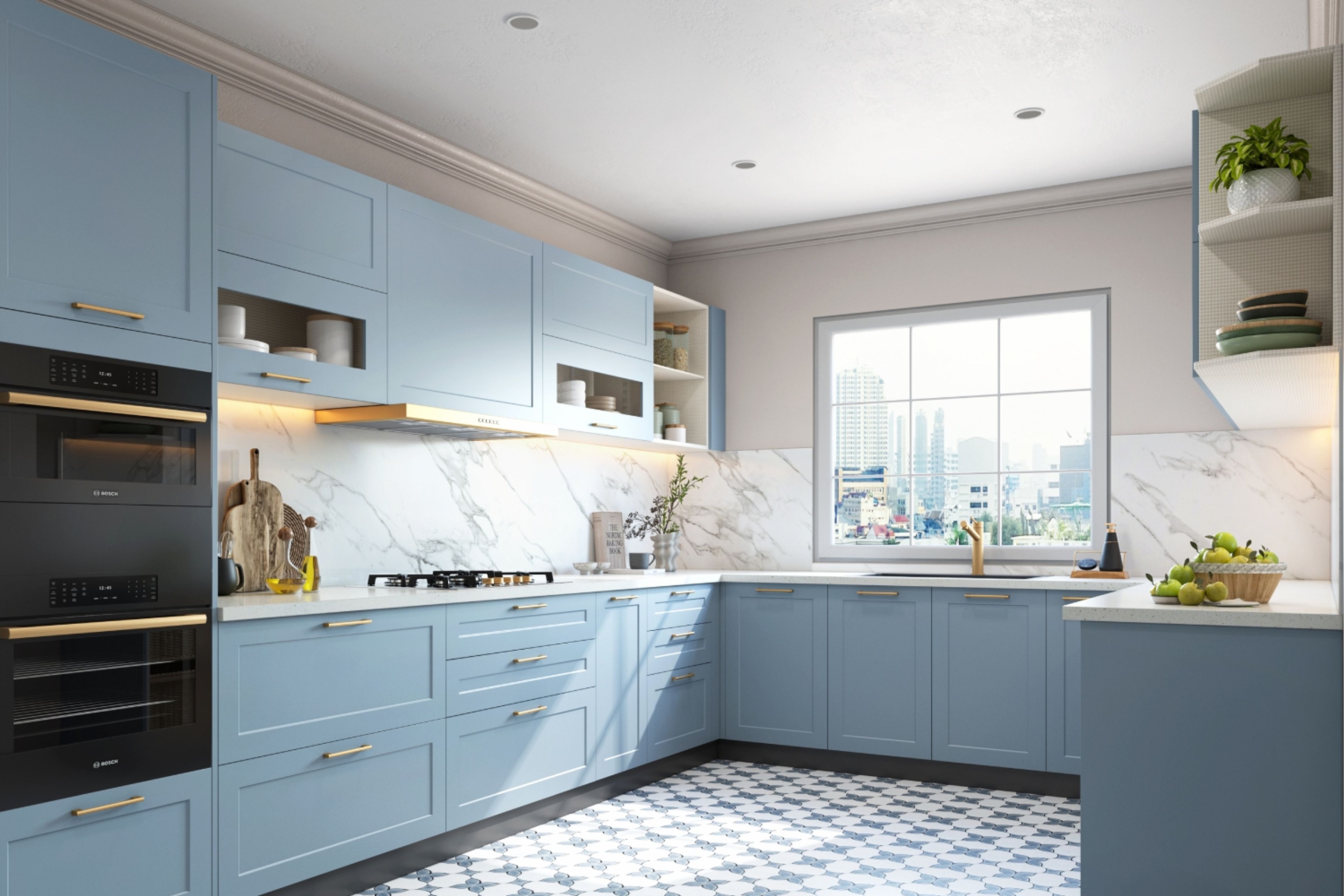 Single-Layer Gypsum False Ceiling Design with Painted Finish