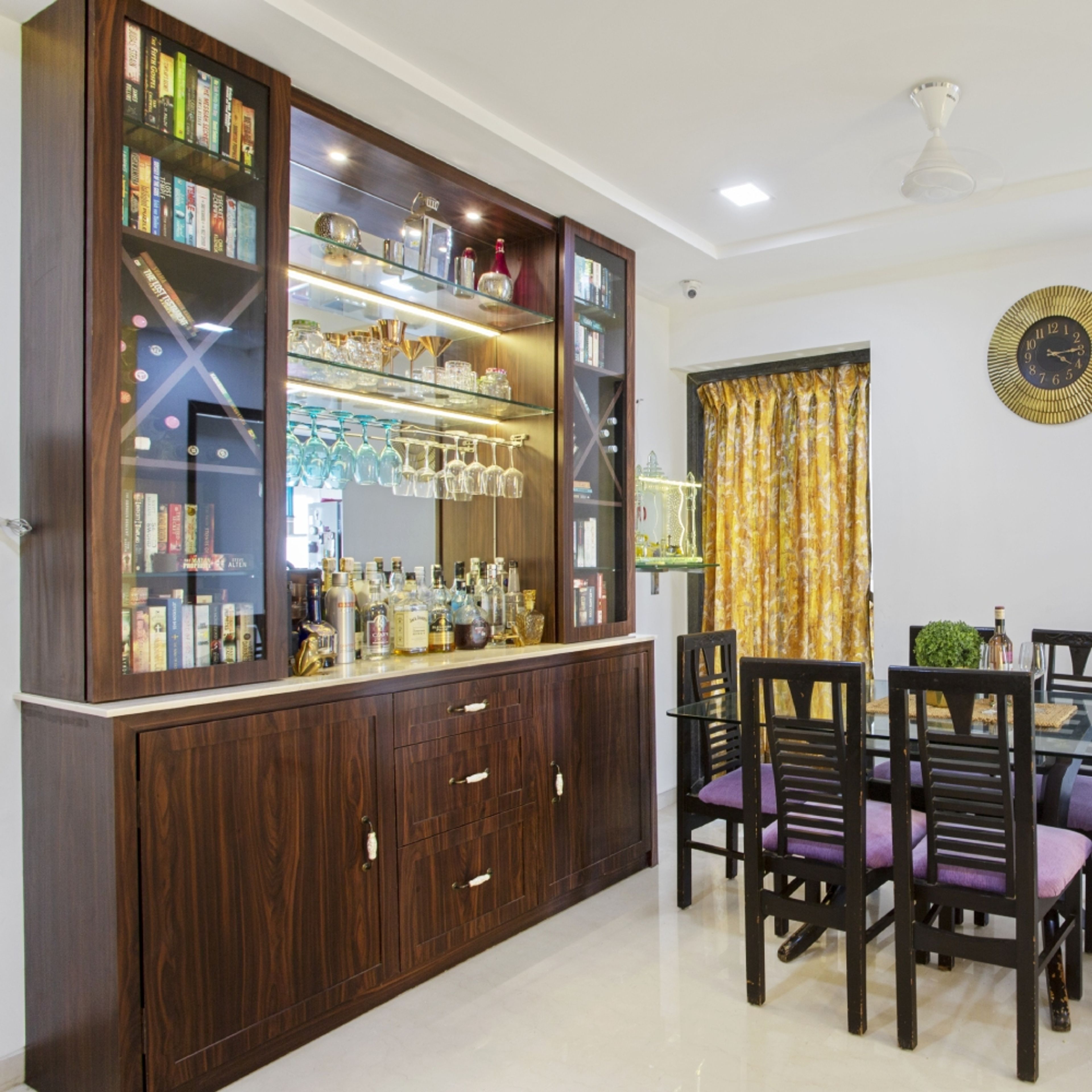 Classic Home Bar Design with Pacific B High Gloss Finish