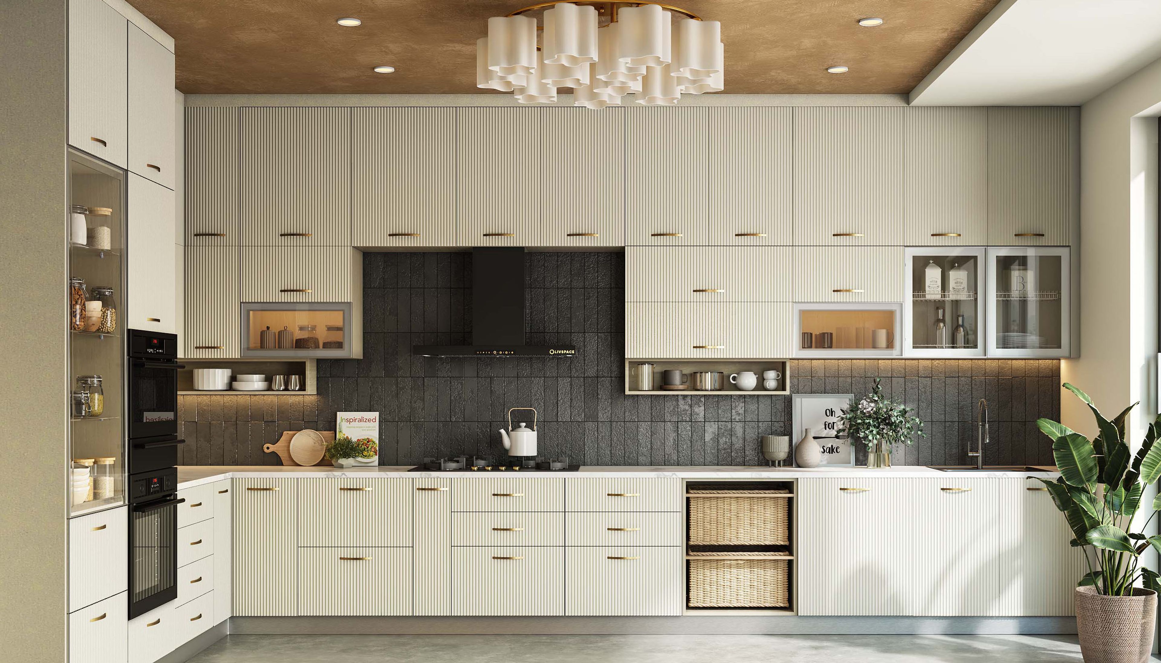 Black Slate Subway Tiles Design with Matte Finish for Kitchens