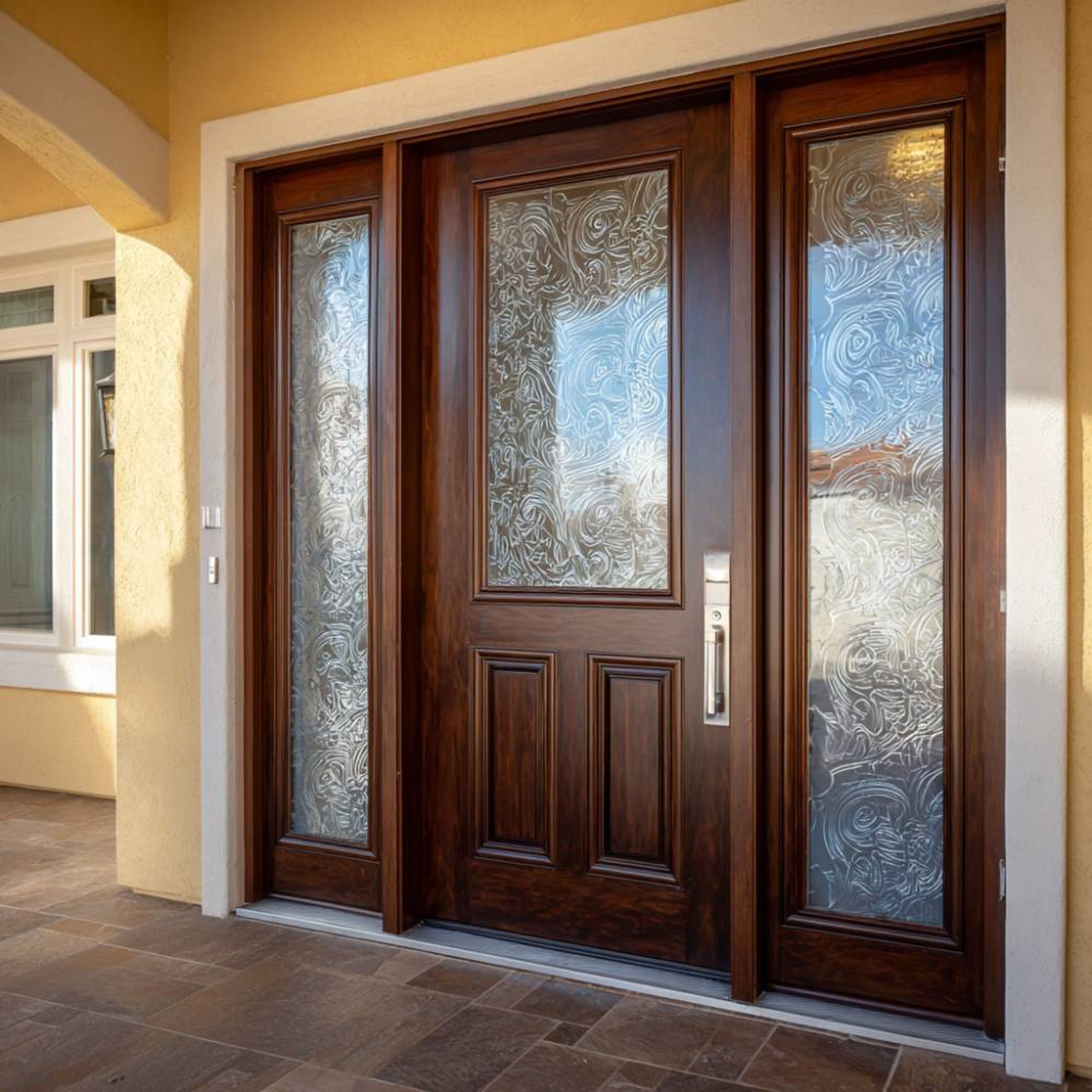 Modern Main Entrance Swing Single Door Design in Matte Finish