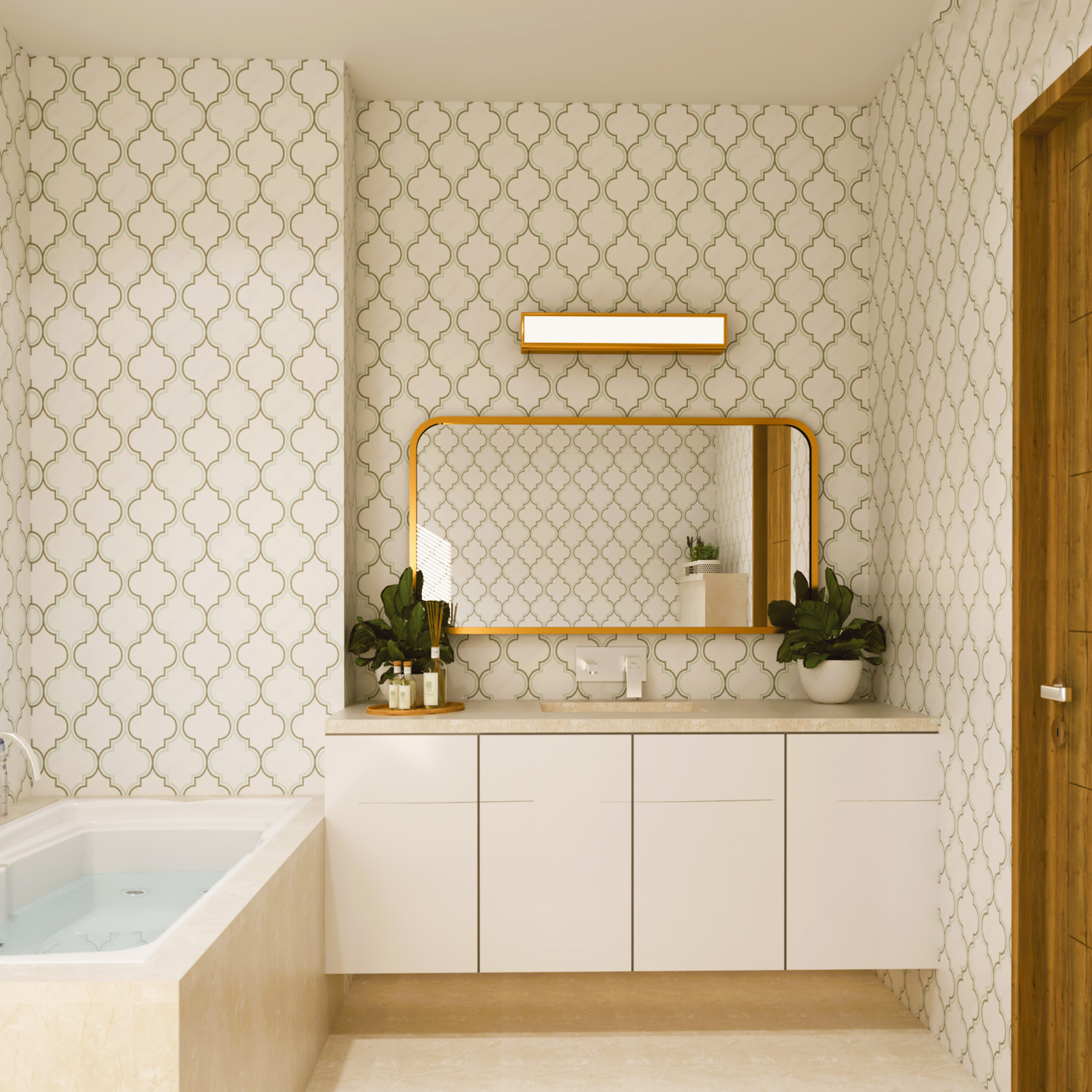 Eclectic Bathroom Design - Livspace
