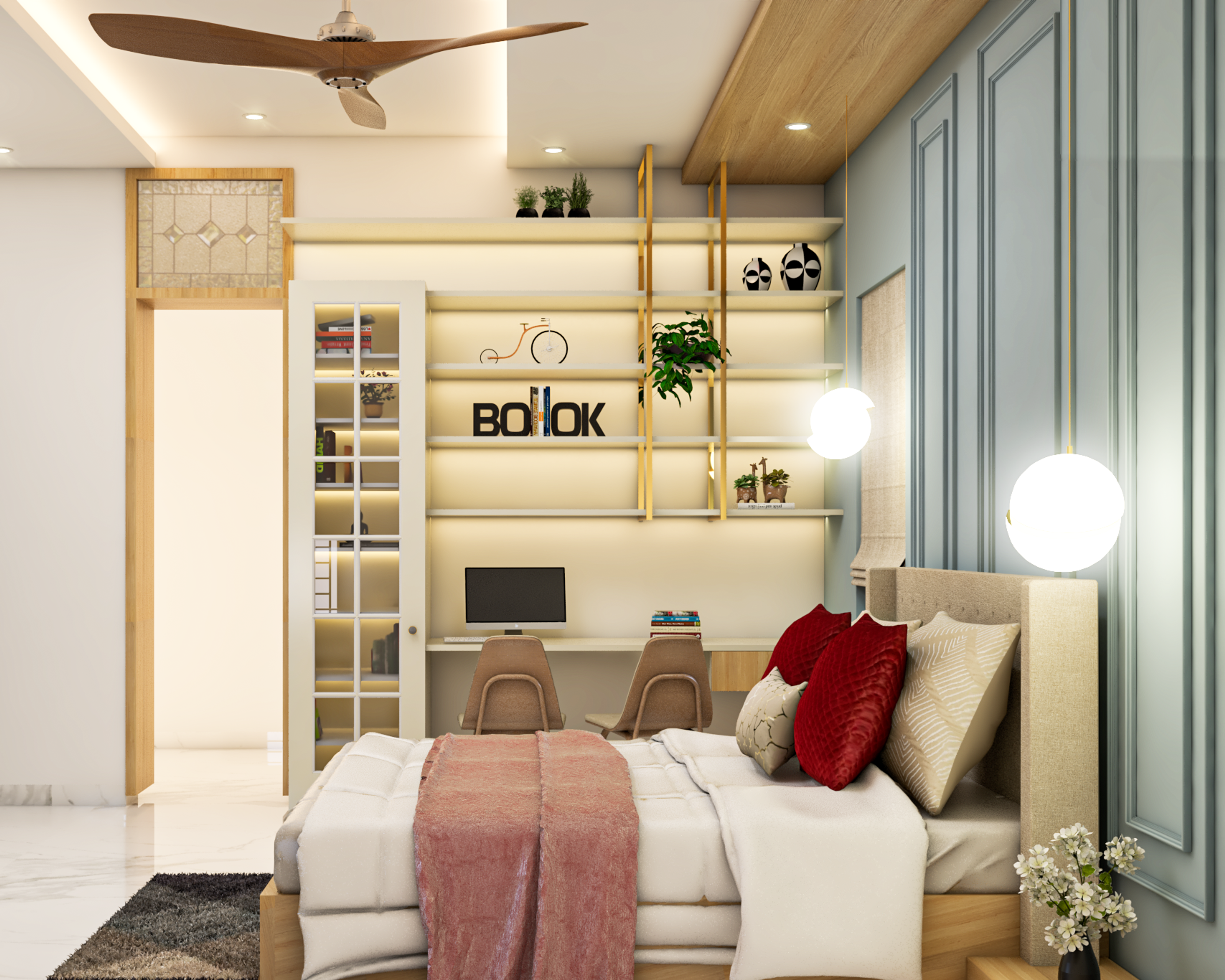 Low Maintenance Modern Master Bedroom Design