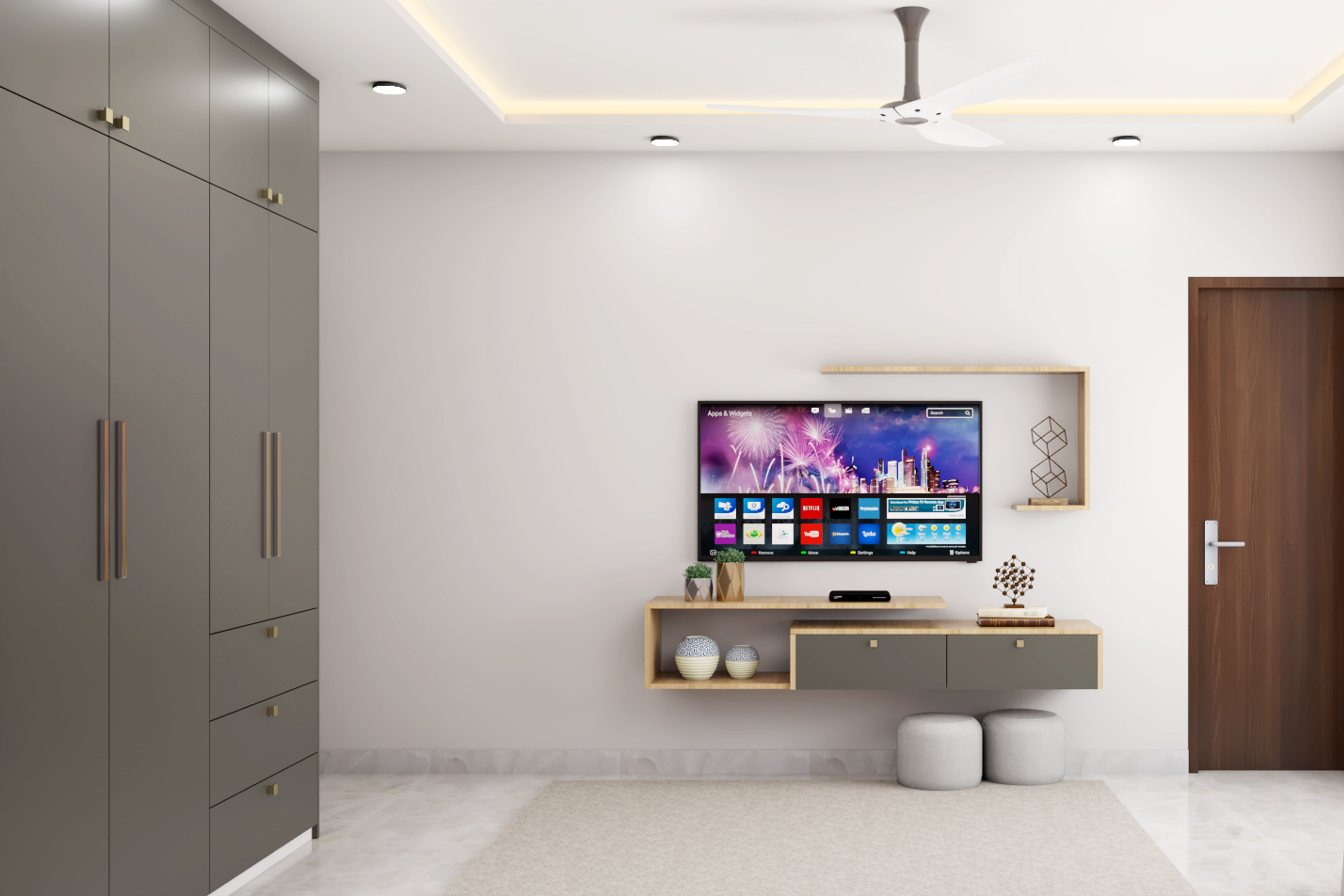 Modern Master Bedroom - Livspace