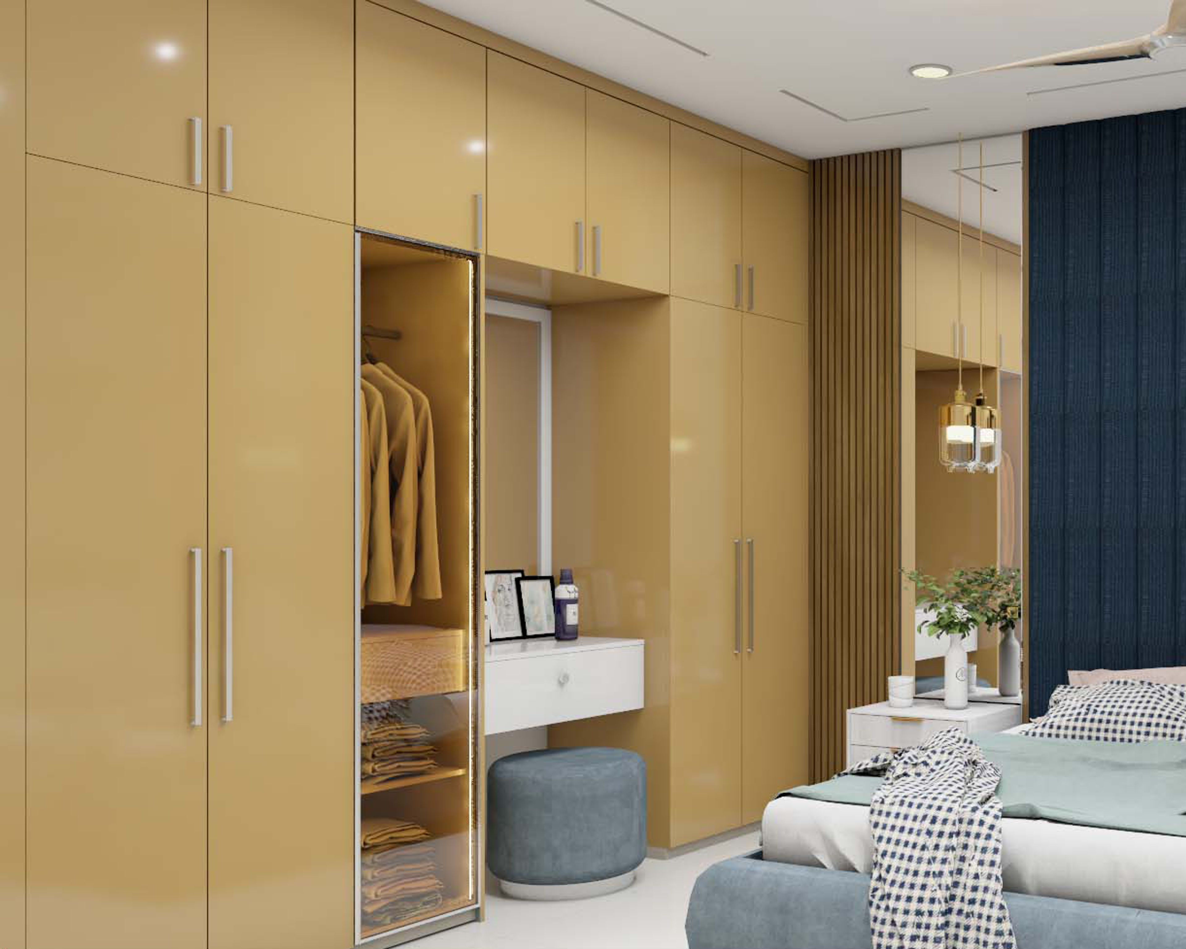 Multifunctional Master Bedroom - Livspace