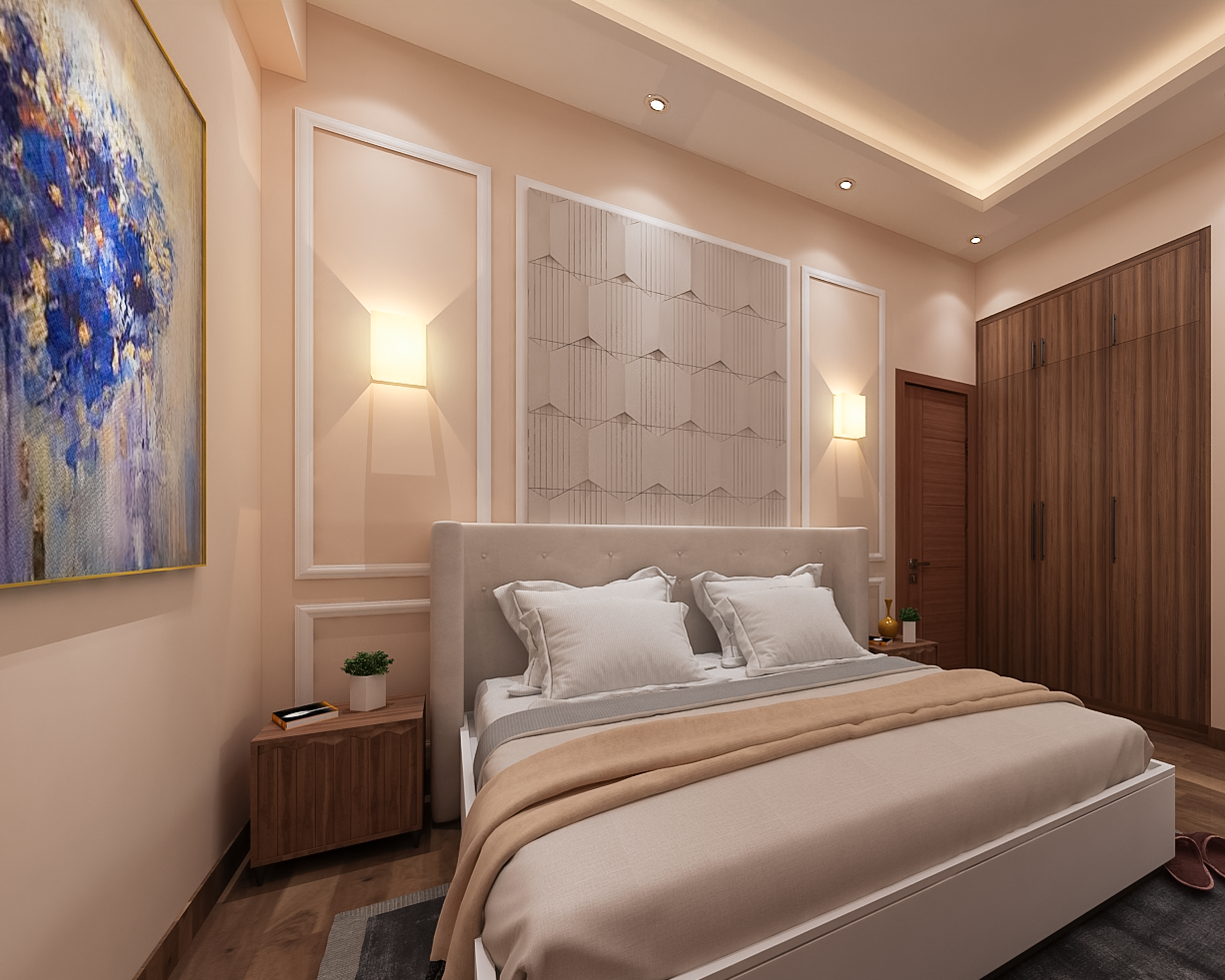 Convenient Master Bedroom - Livspace