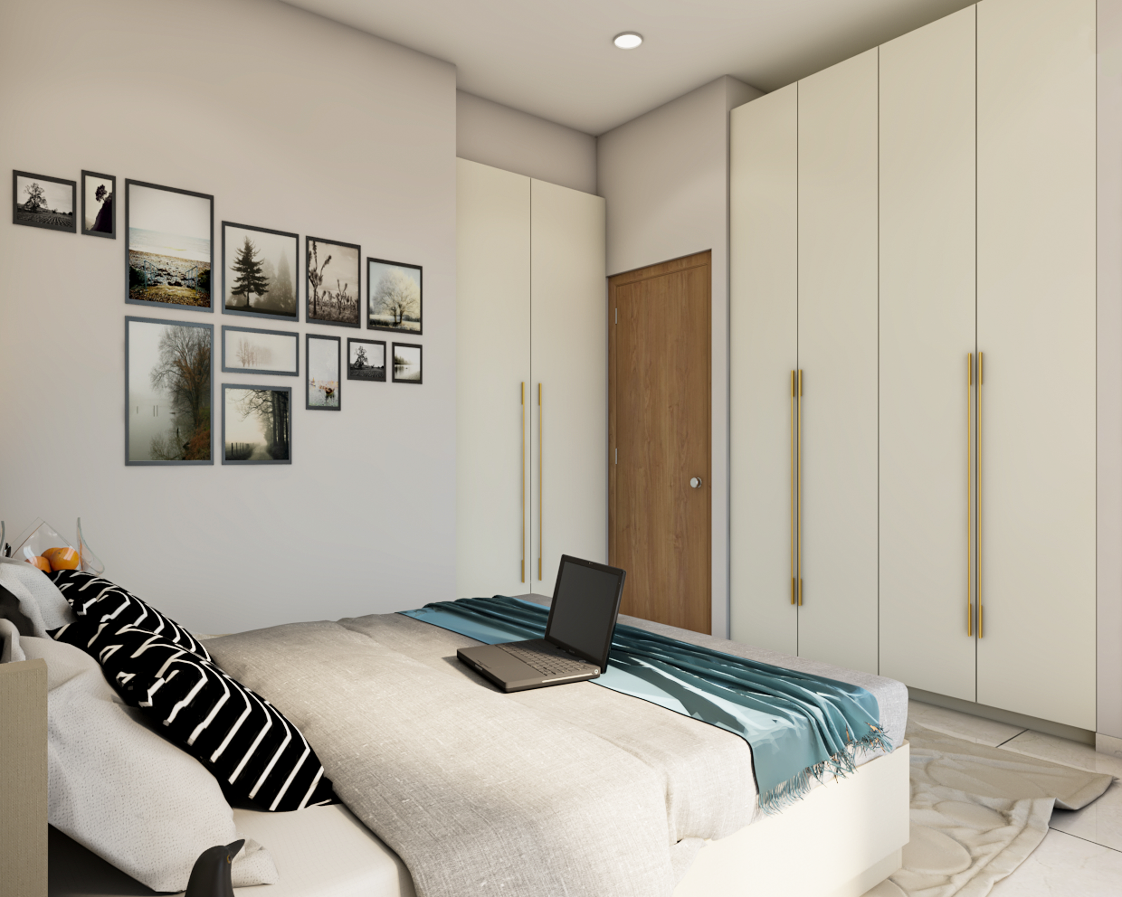 Tropical Master Bedroom - Livspace