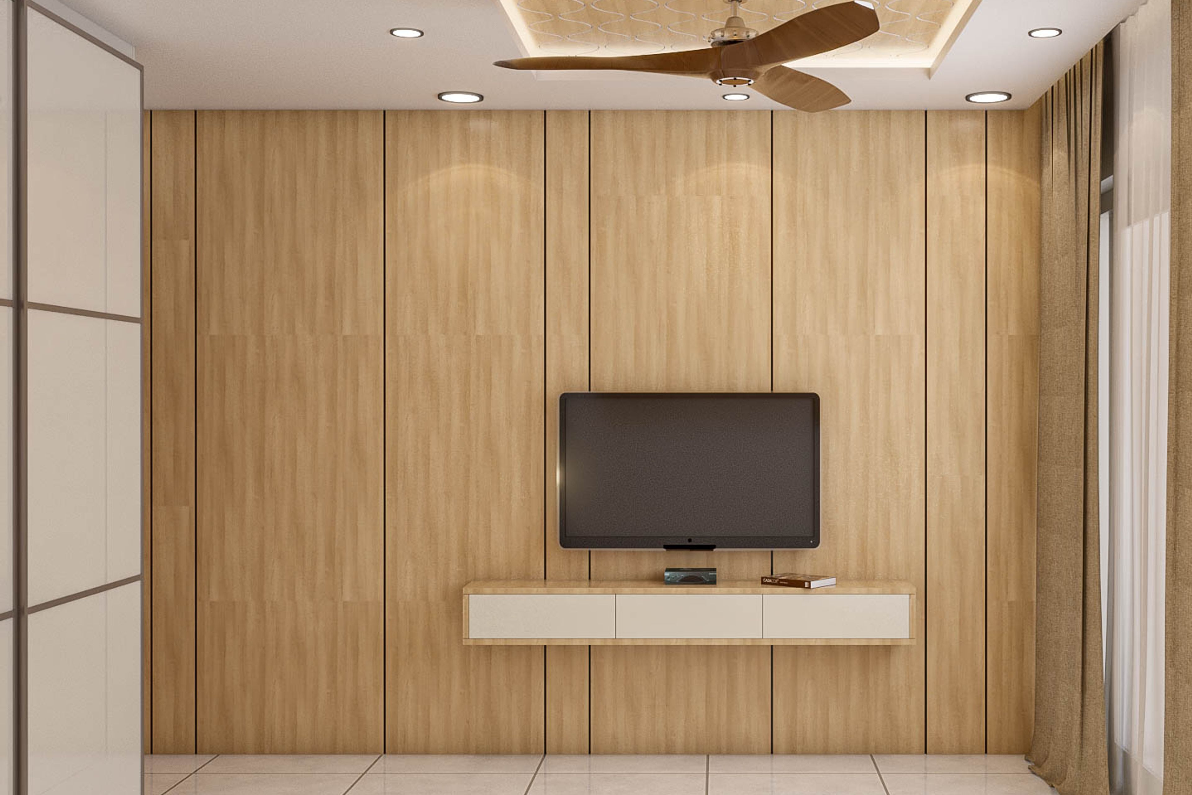 Stylish Master Bedroom - Livspace