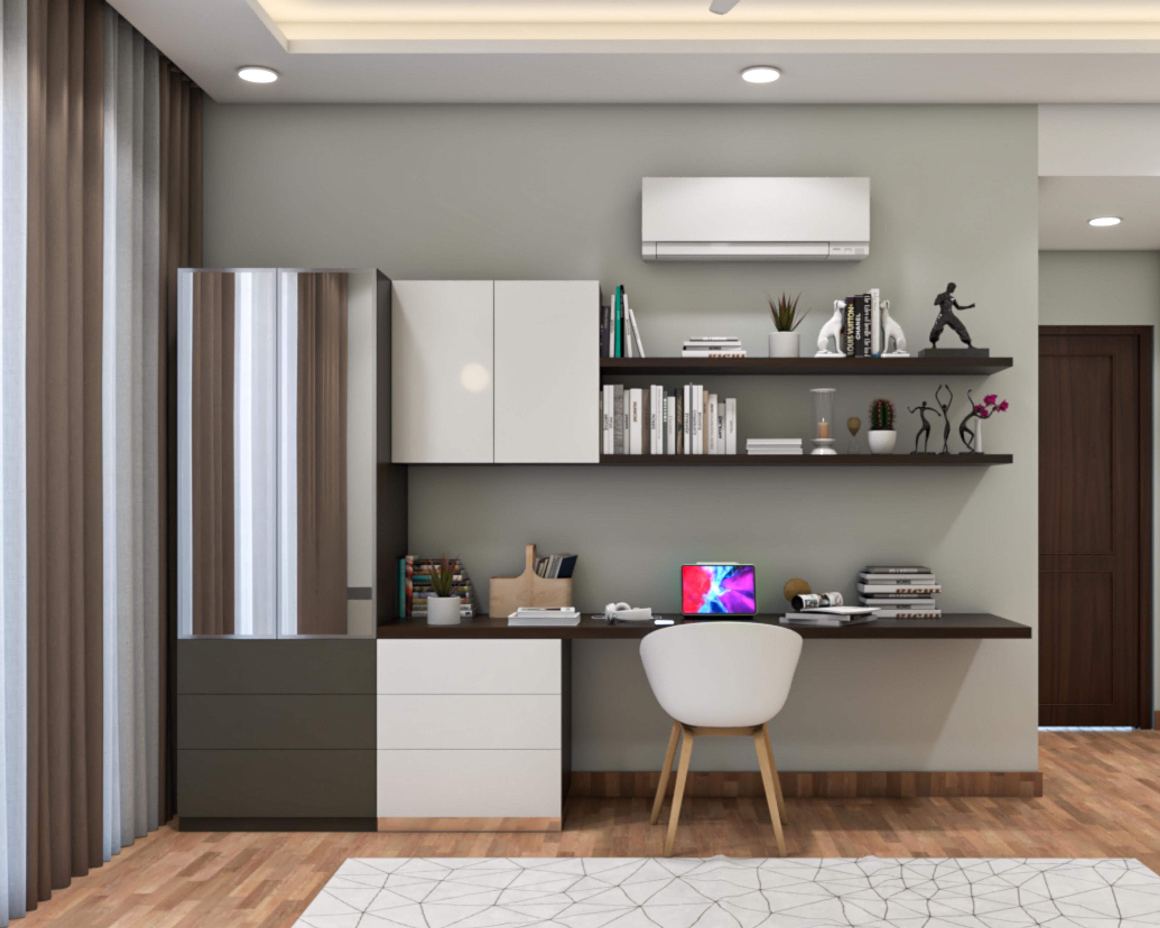 Spacious Classy Master Bedroom - Livspace