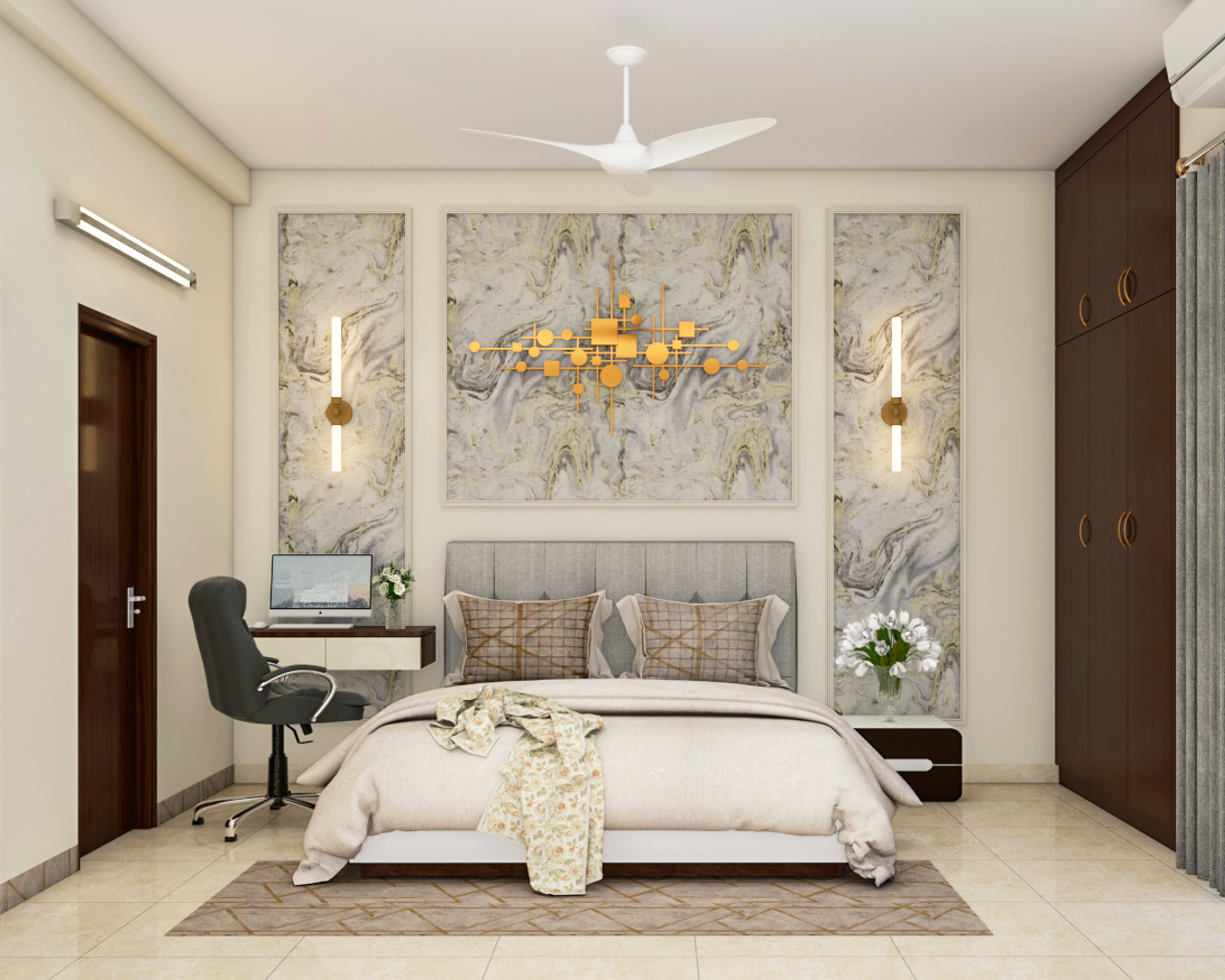 Royal Master Bedroom Design With Modern Interiors