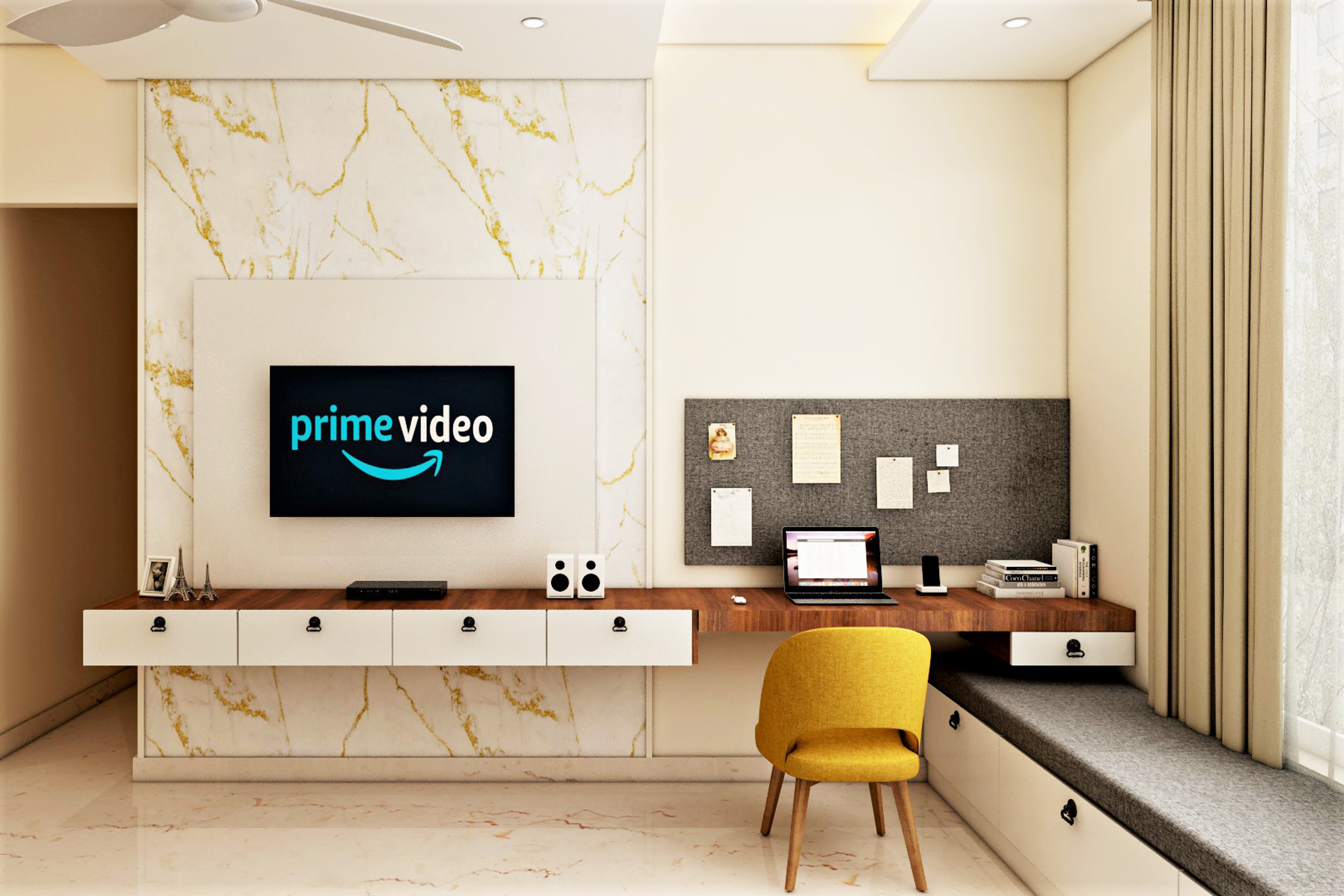 Easy To Maintain Master Bedroom - Livspace