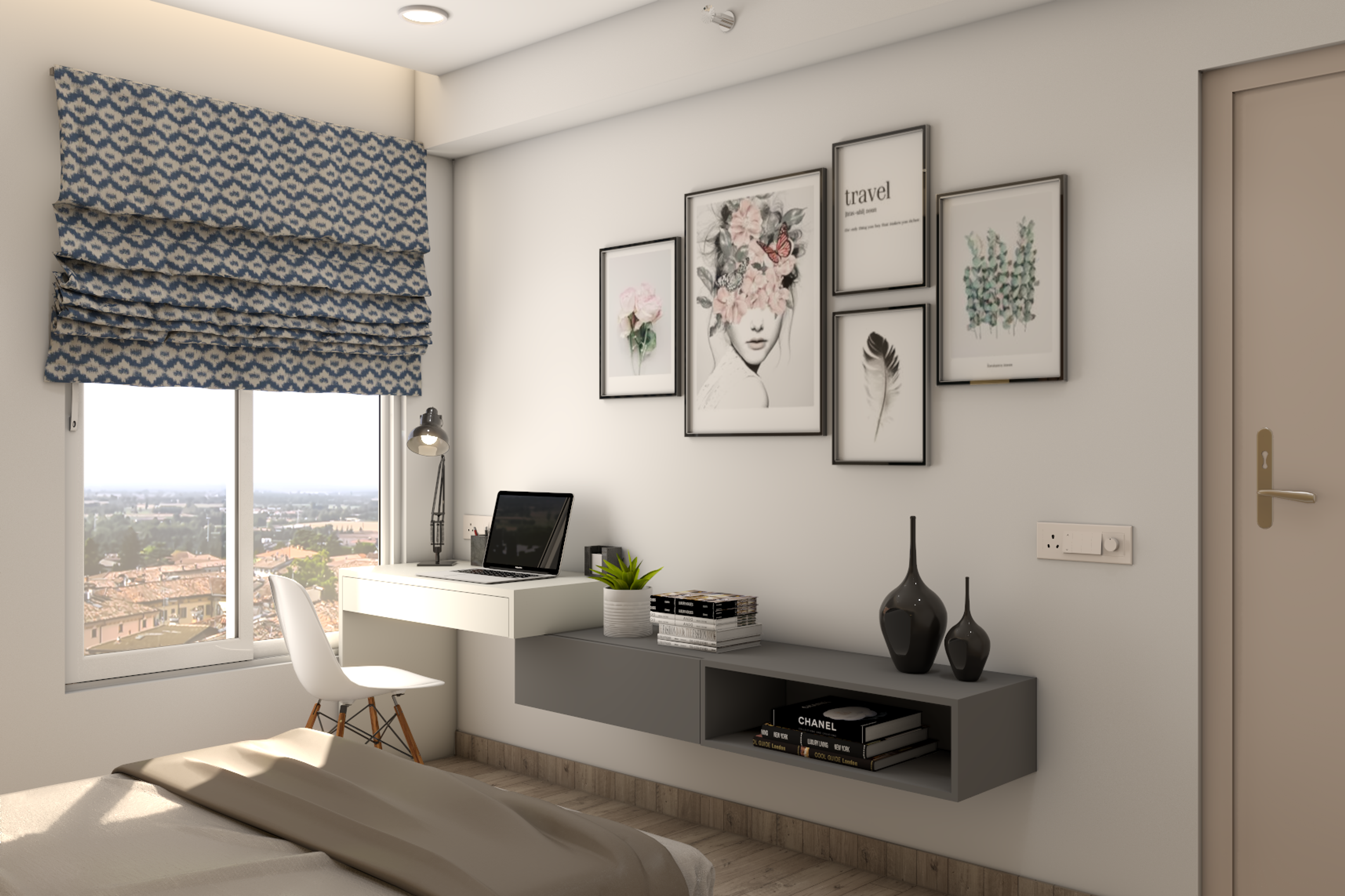 Master Bedroom With Wardrobe - Livspace