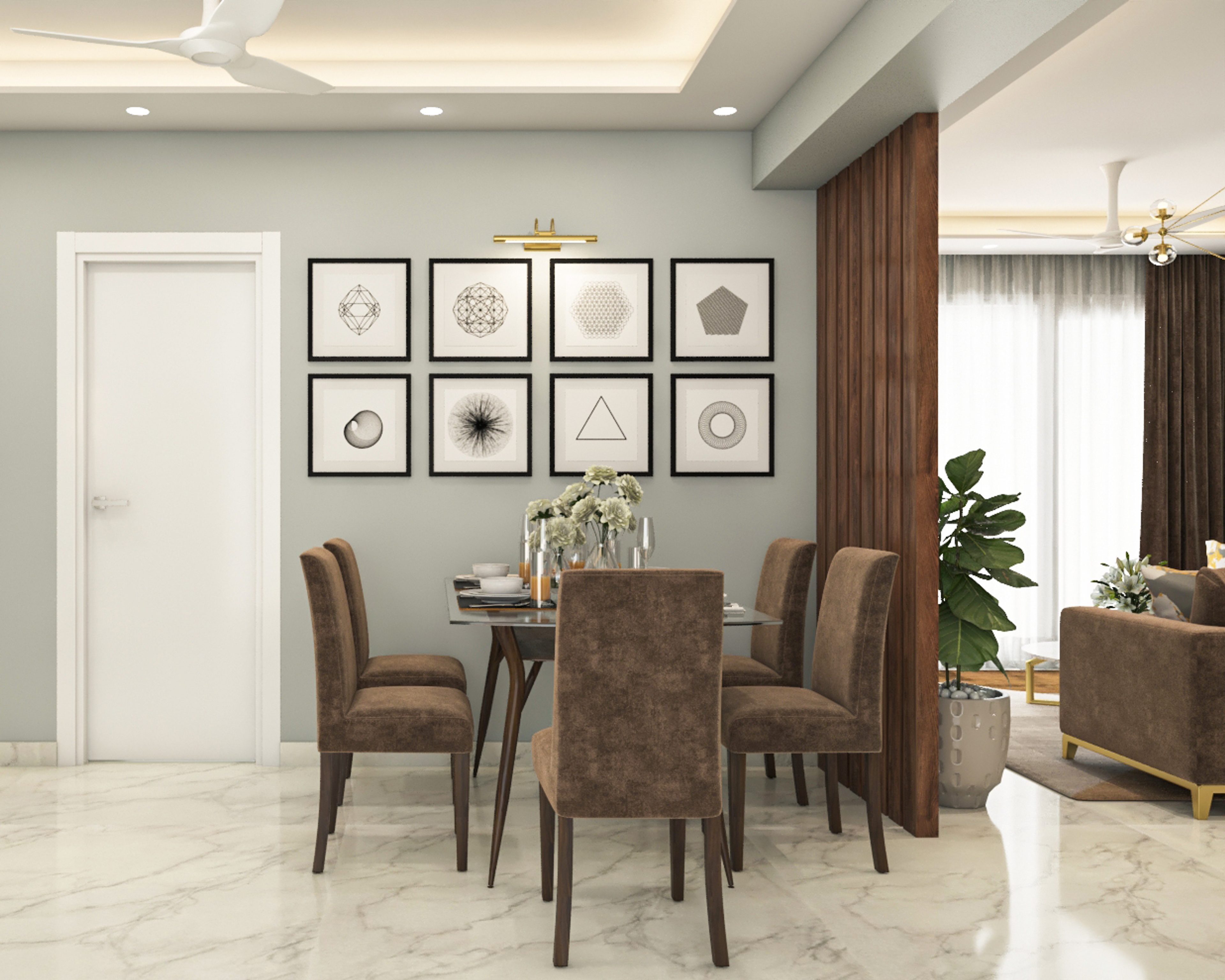 Modern Dining Room Design Idea - Livspace