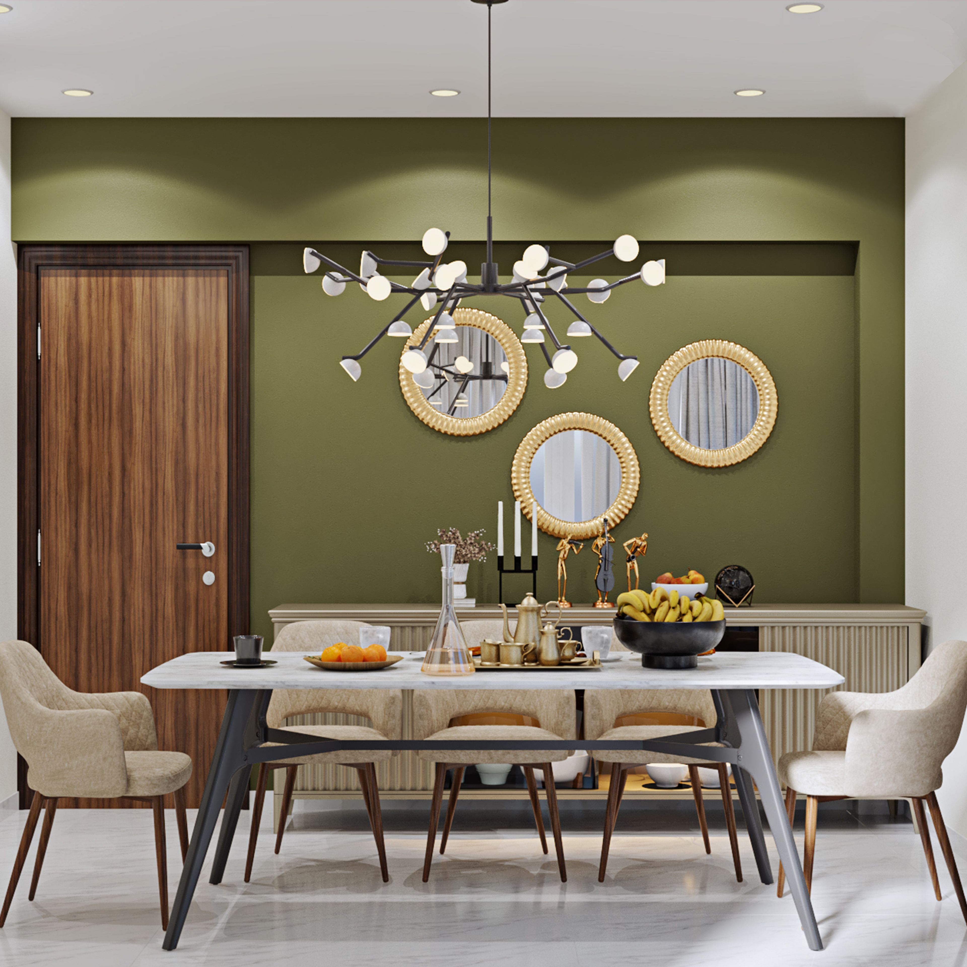 Contemporary Dining Room - Livspace