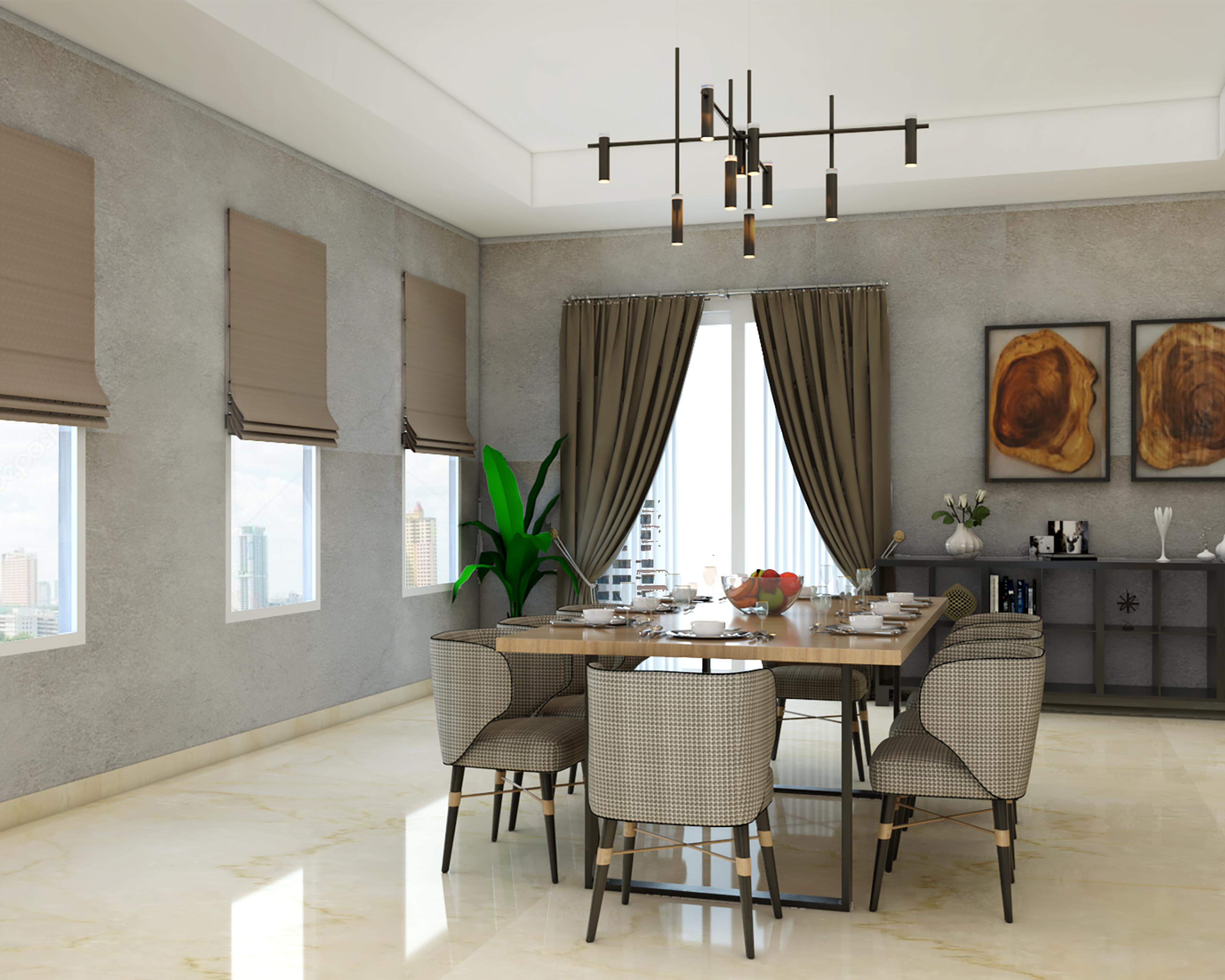Modern Dining Room - Livspace
