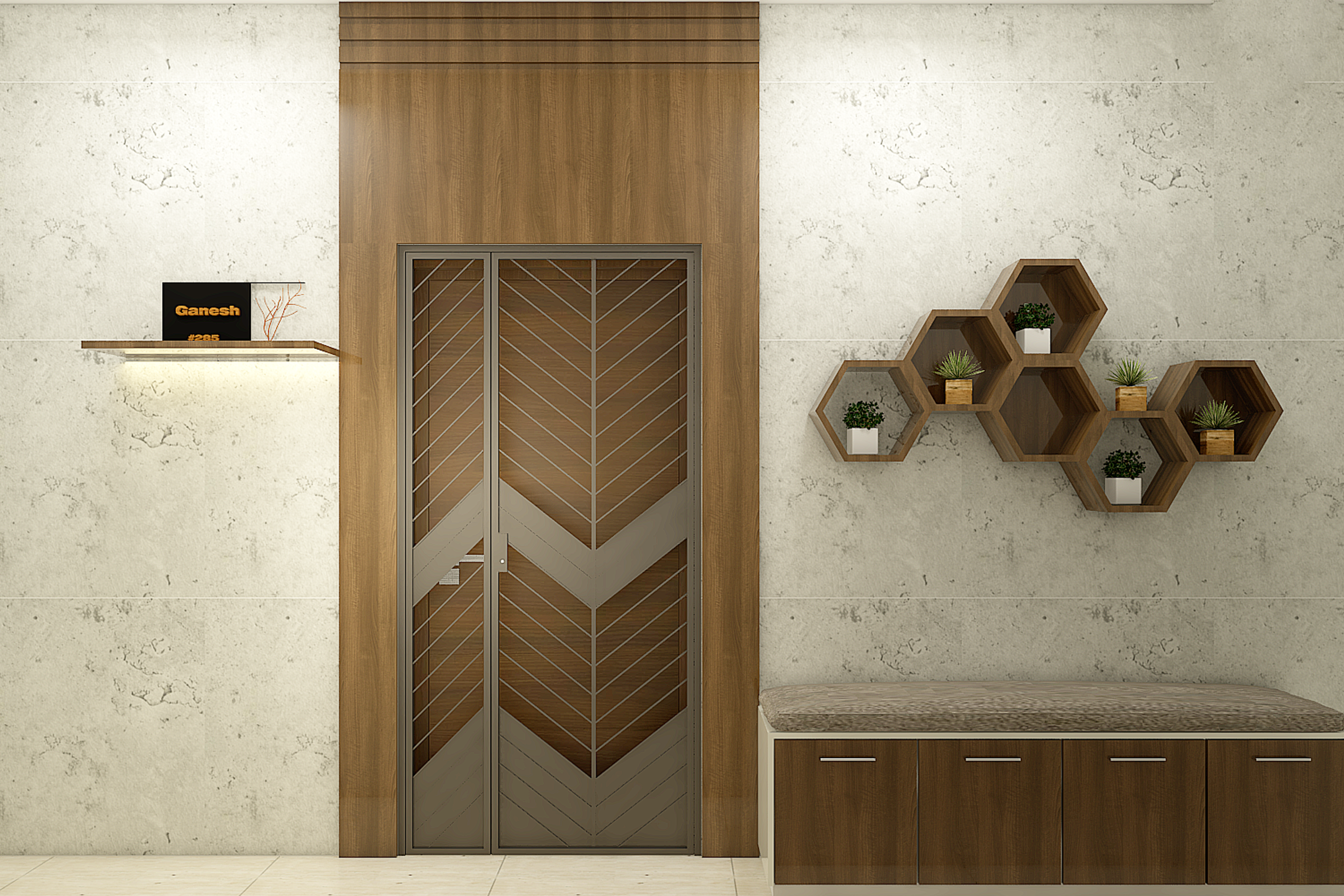 Modern Style Foyer- Livspace