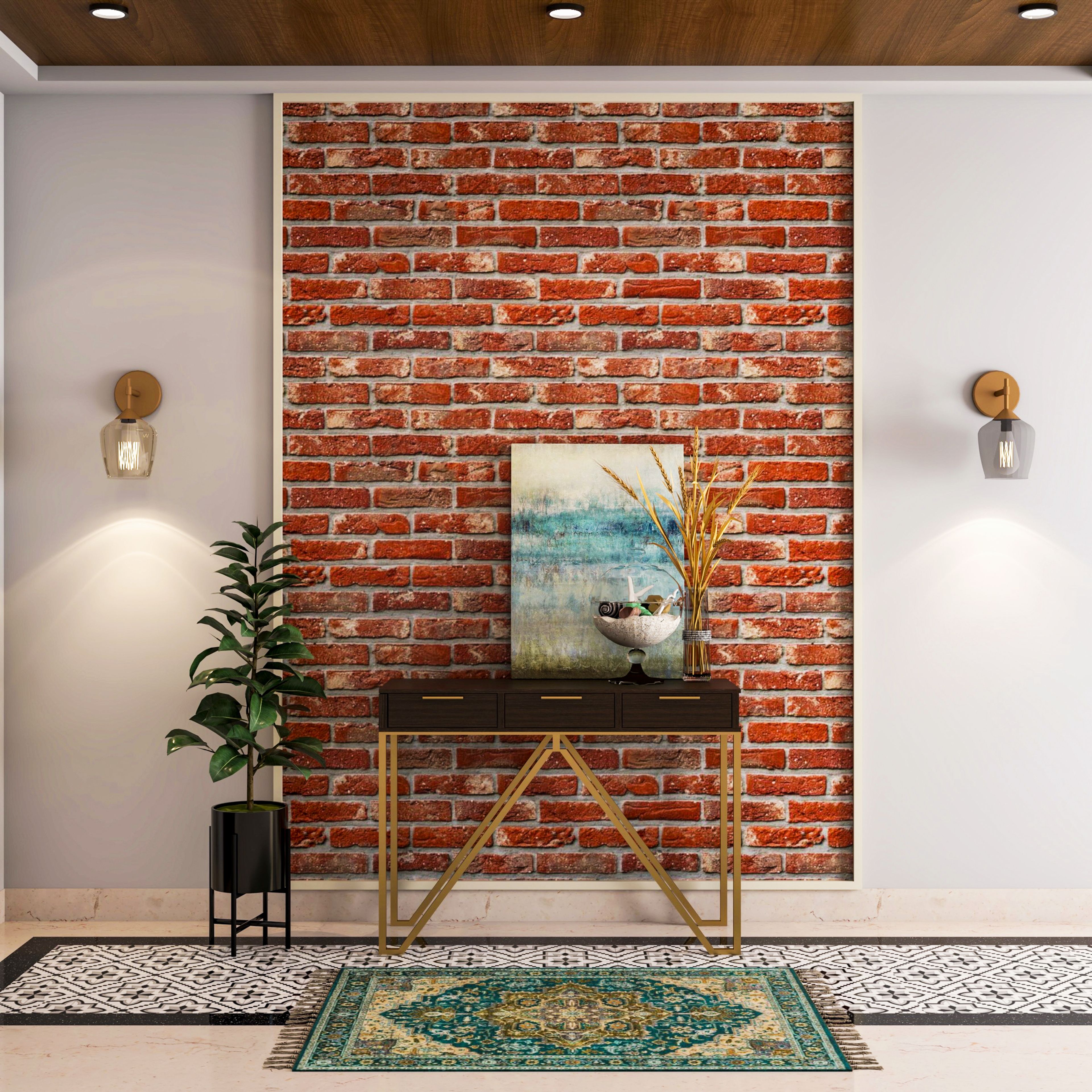 Spacious Modern Foyer - Livspace