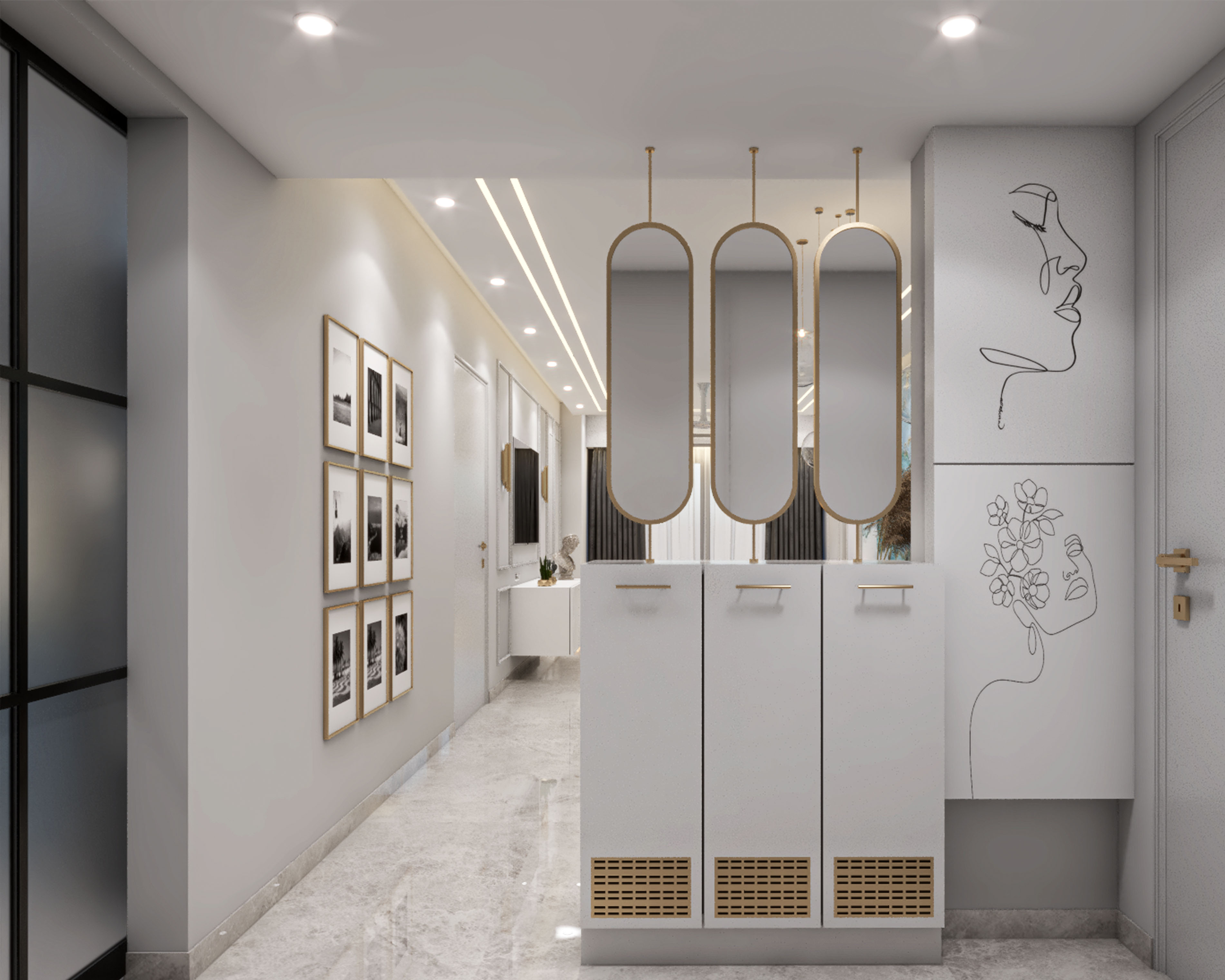 Compact Foyer Design Idea - Livspace