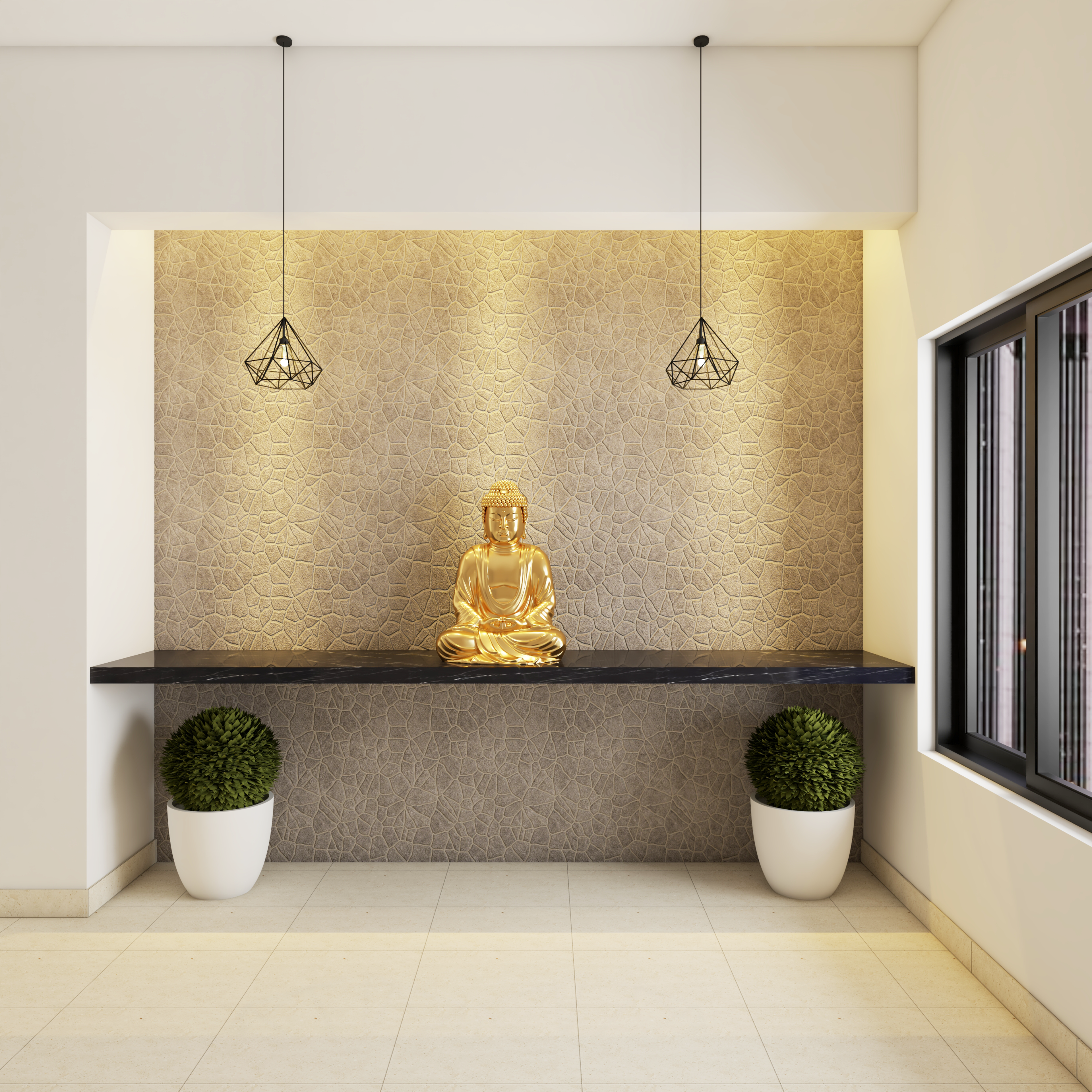 Contemporary Style Spacious  Foyer