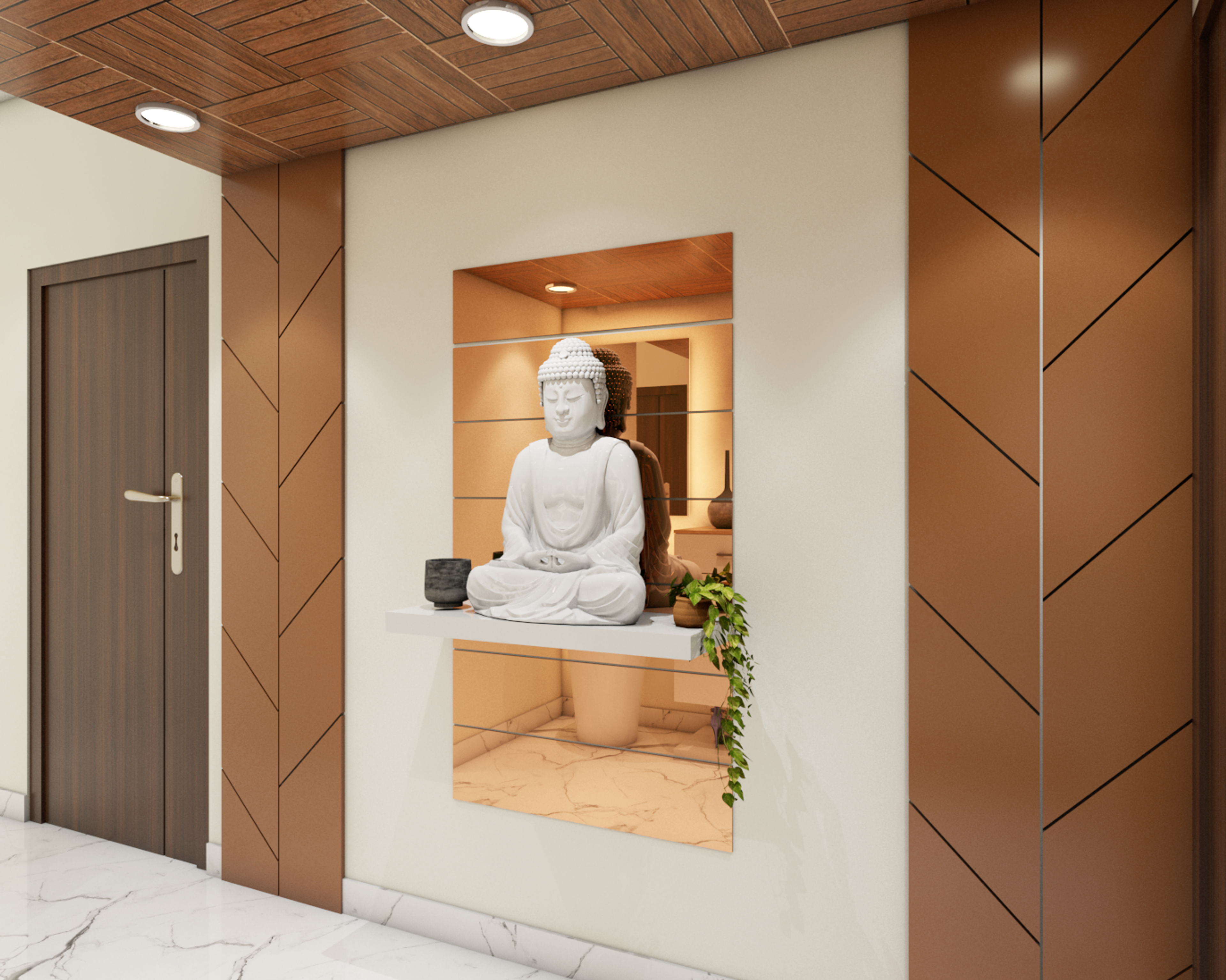 Beautiful Foyer Design - Livspace