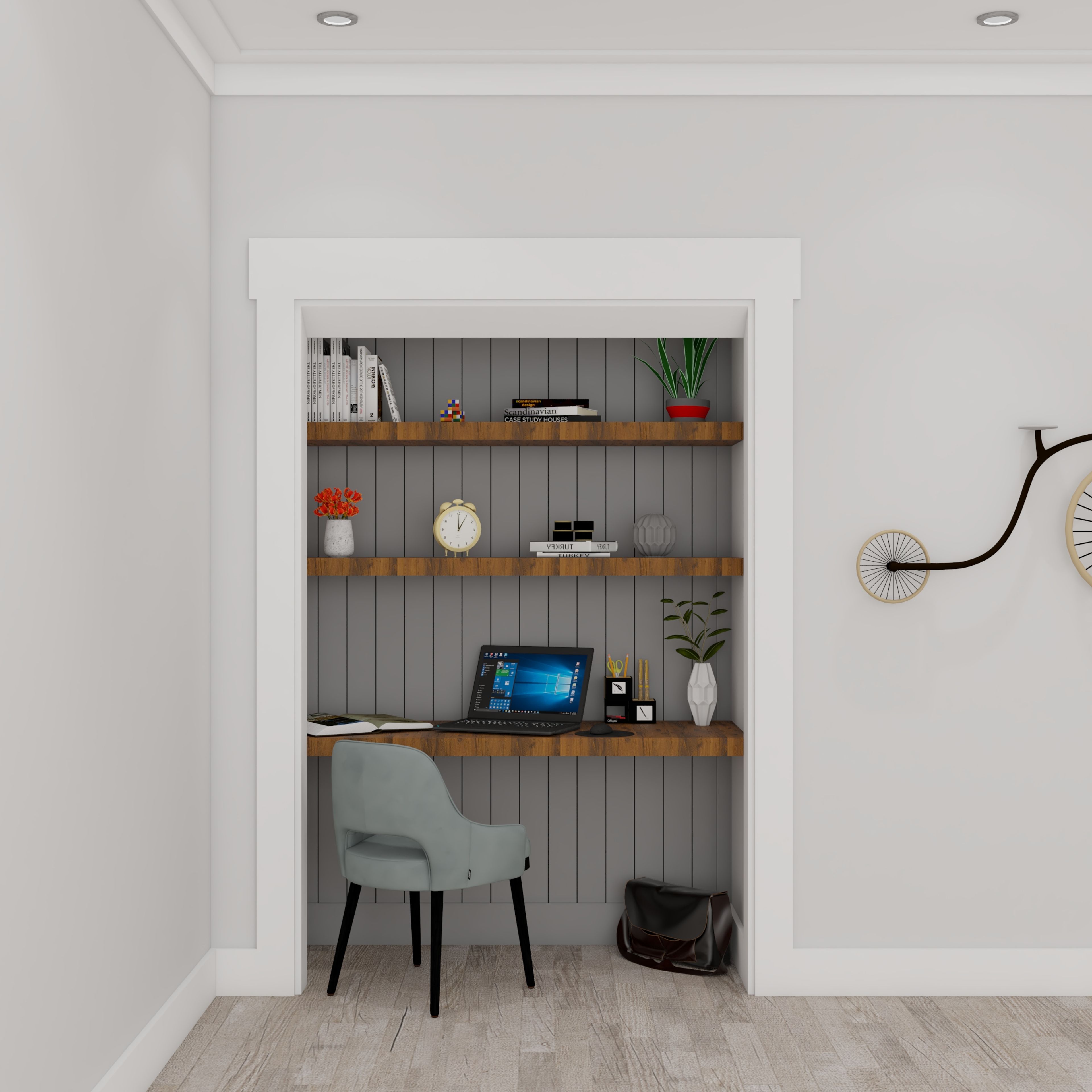 Classic Style Compact Sized Home Office