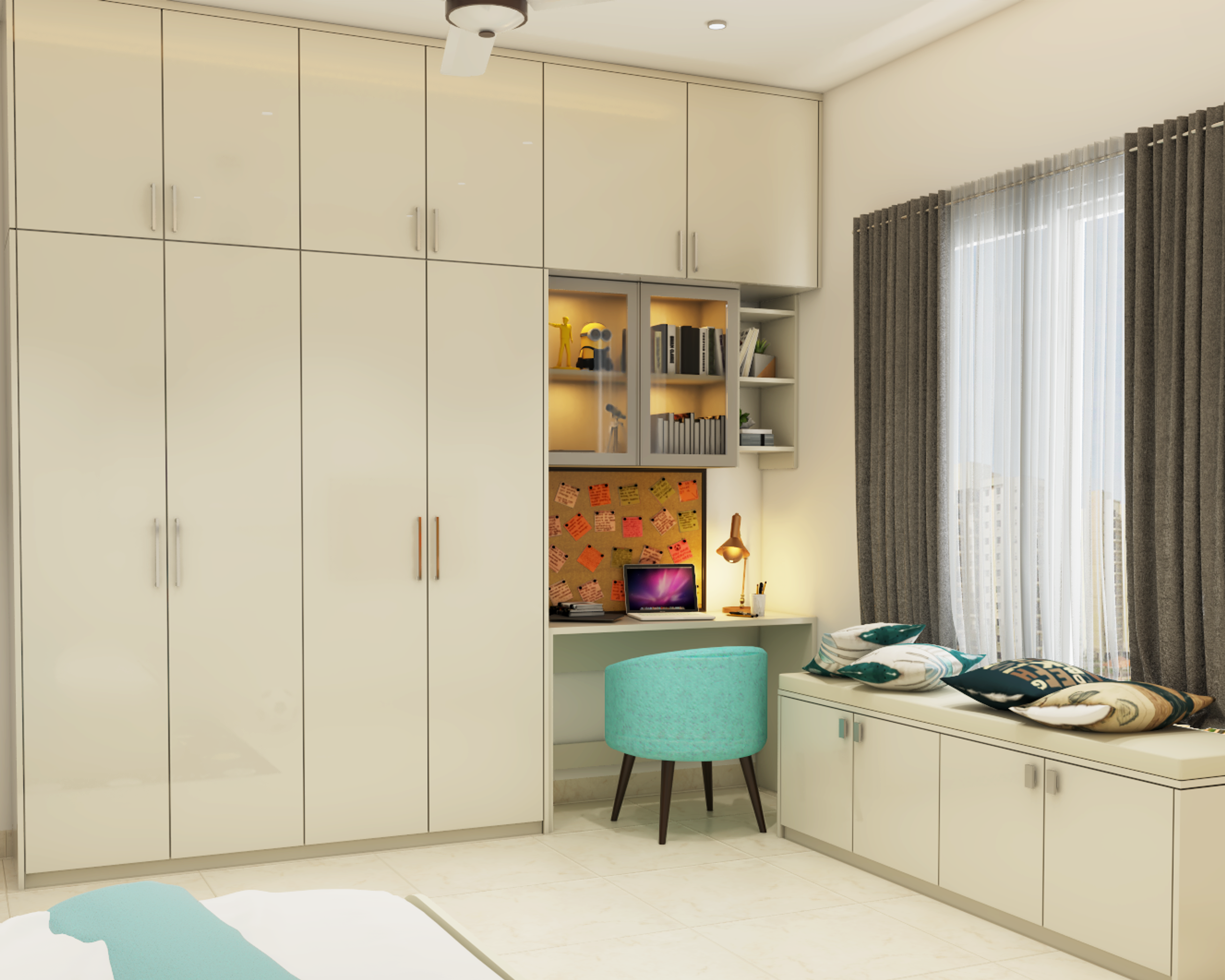 Modern Kids Bedroom Design Idea - Livspace