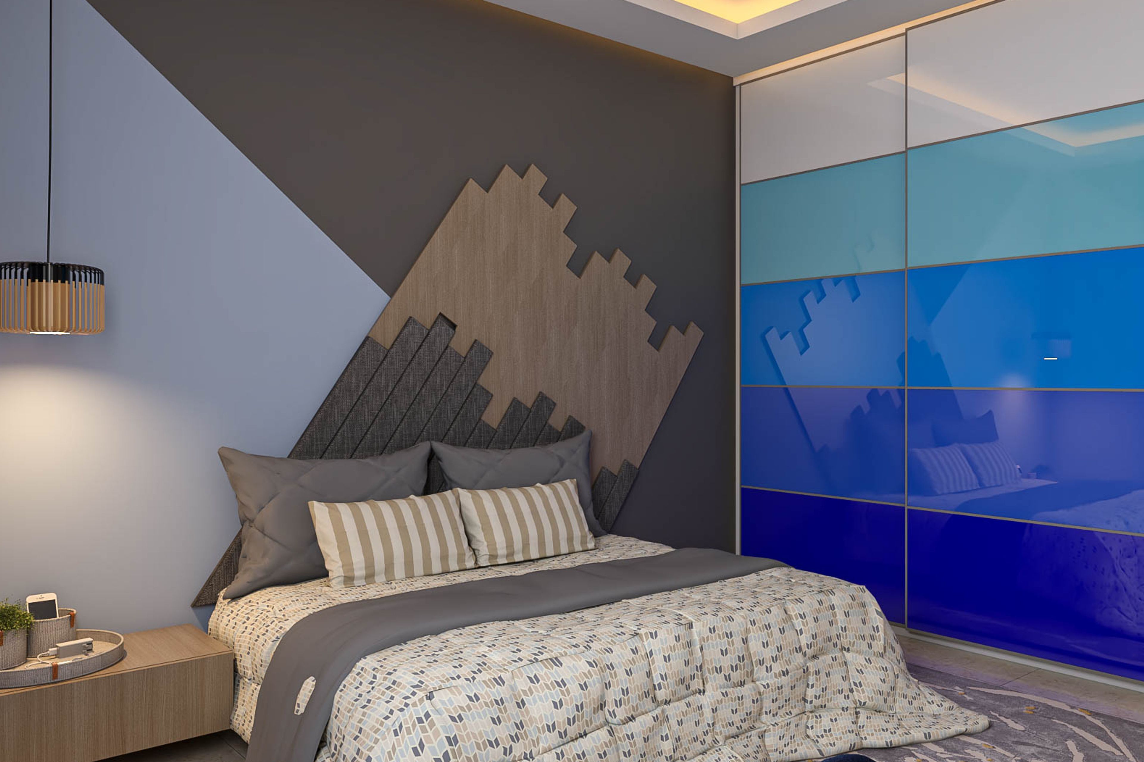 Contemporary Style Compact Low Maintenance Kid's Bedroom Design