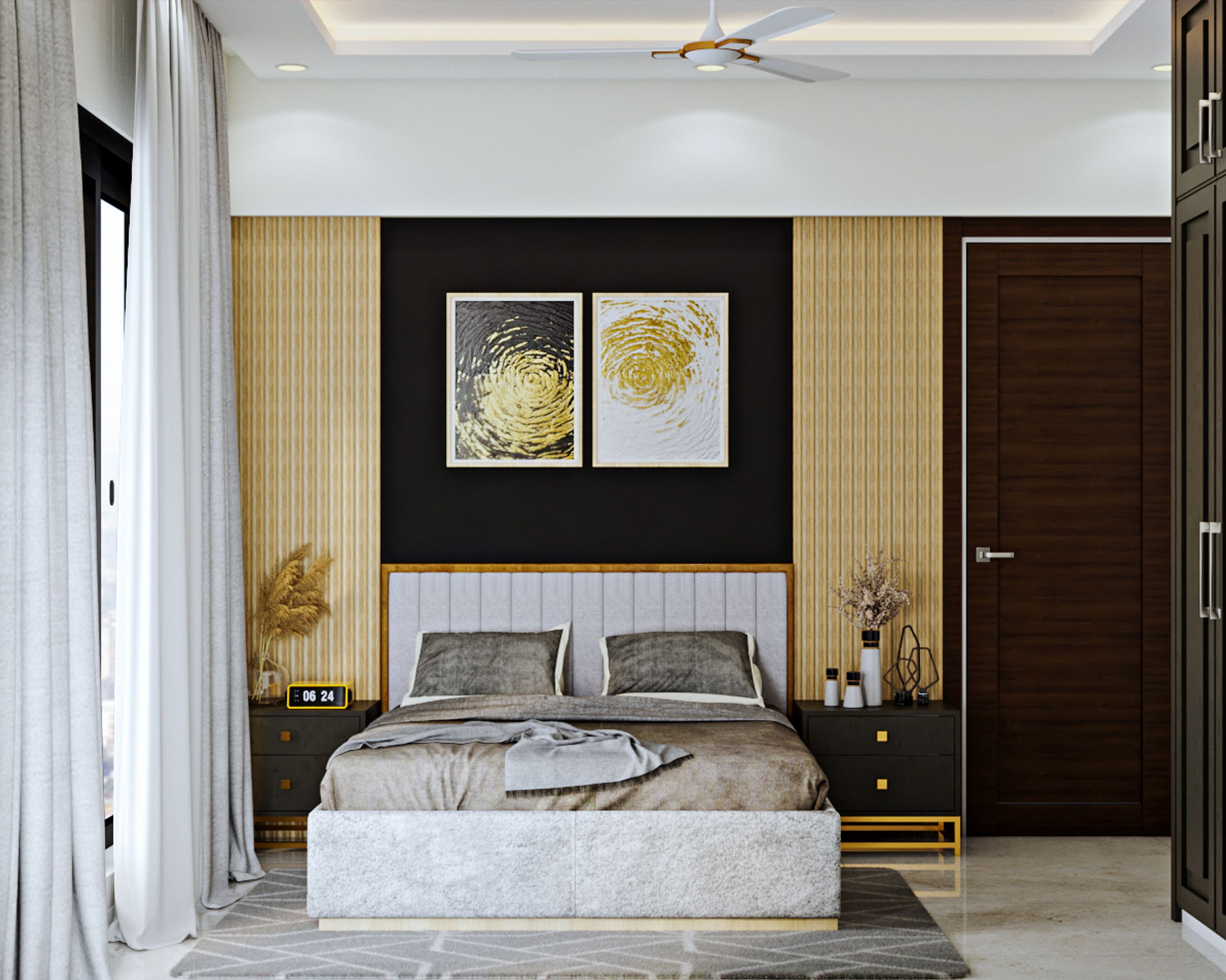 Modern Style Convenient Compact Kids' Bedroom Design