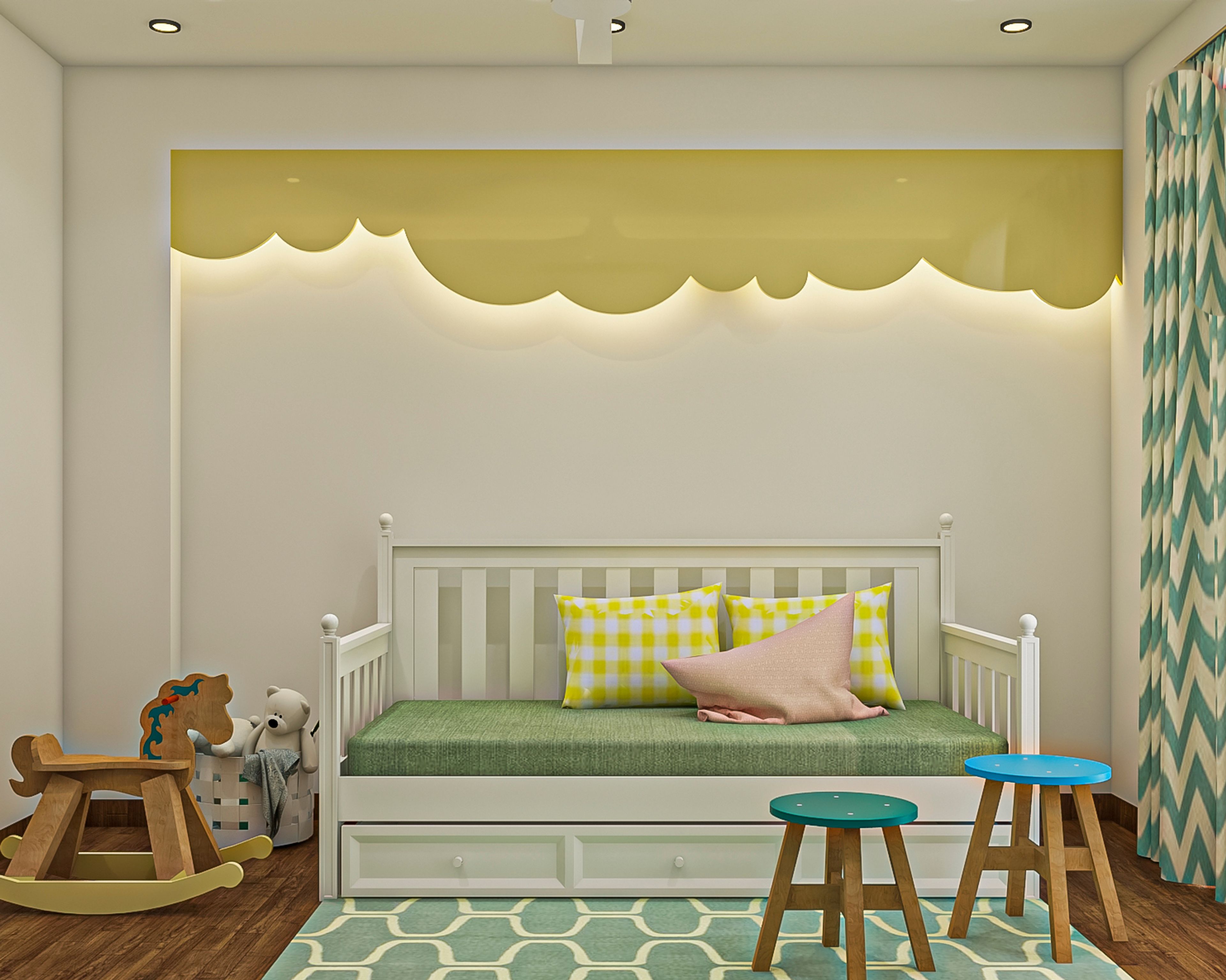 Modern Style Colourful Kids Bedroom Design