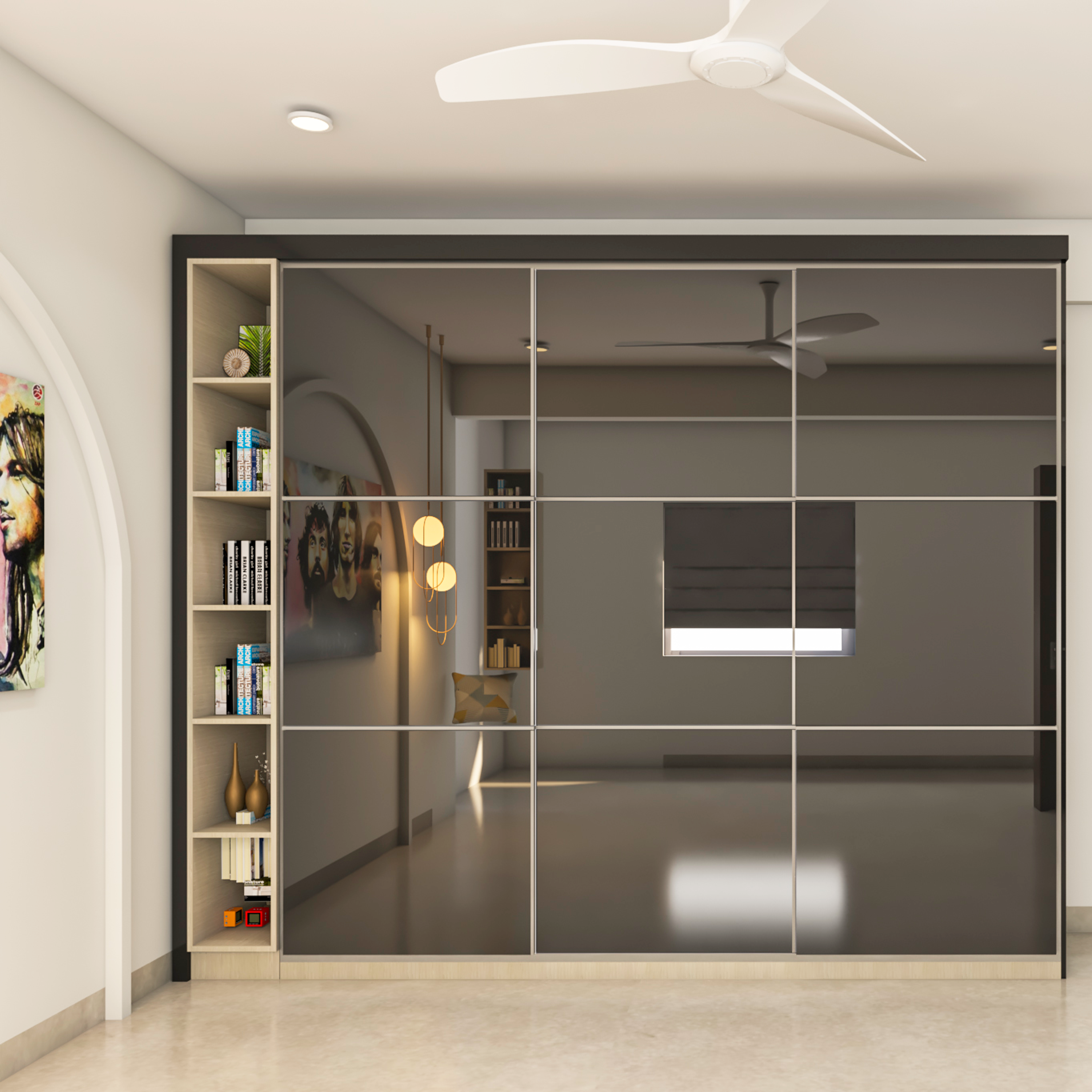 Modern Kids Room Design With Accent Wall - Livspace