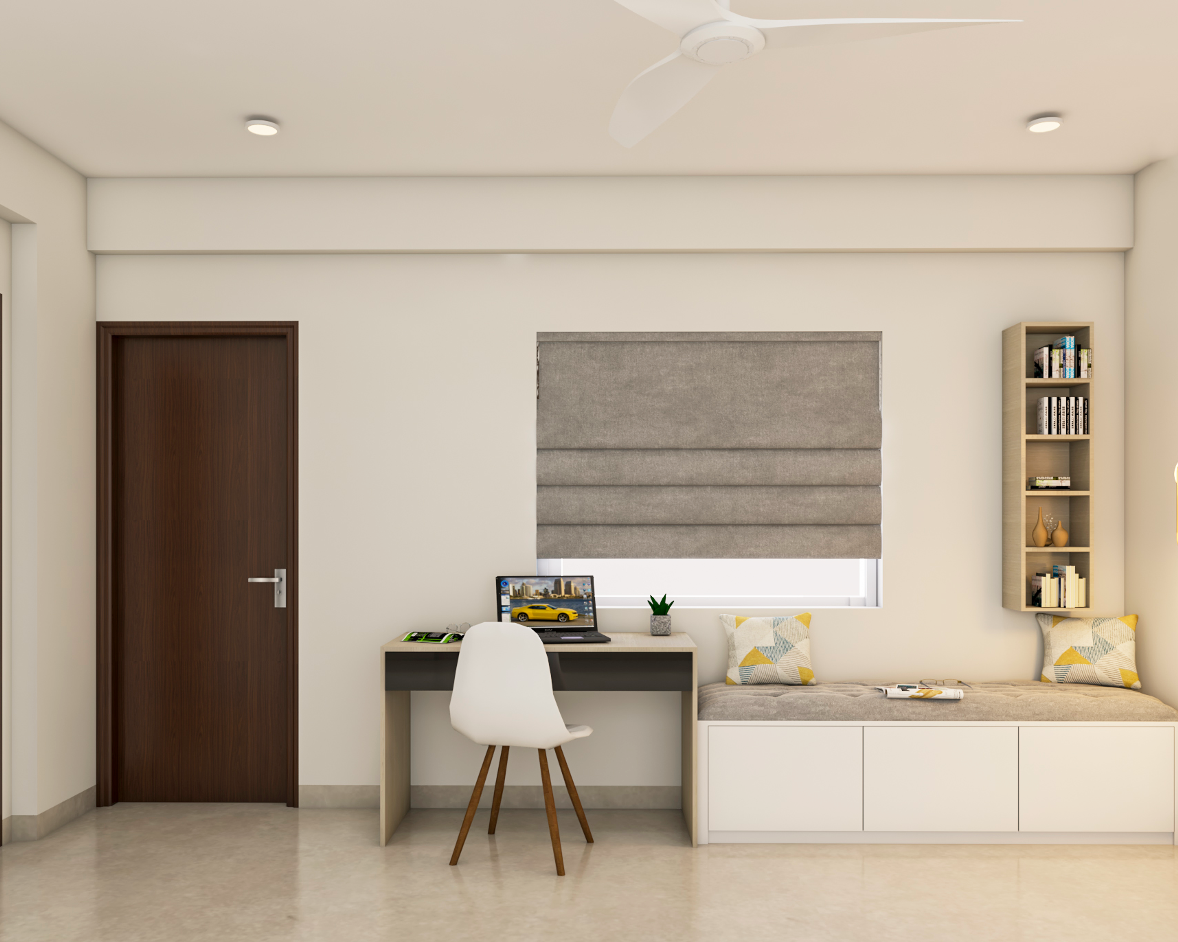 Modern Kids Room Design With Accent Wall - Livspace