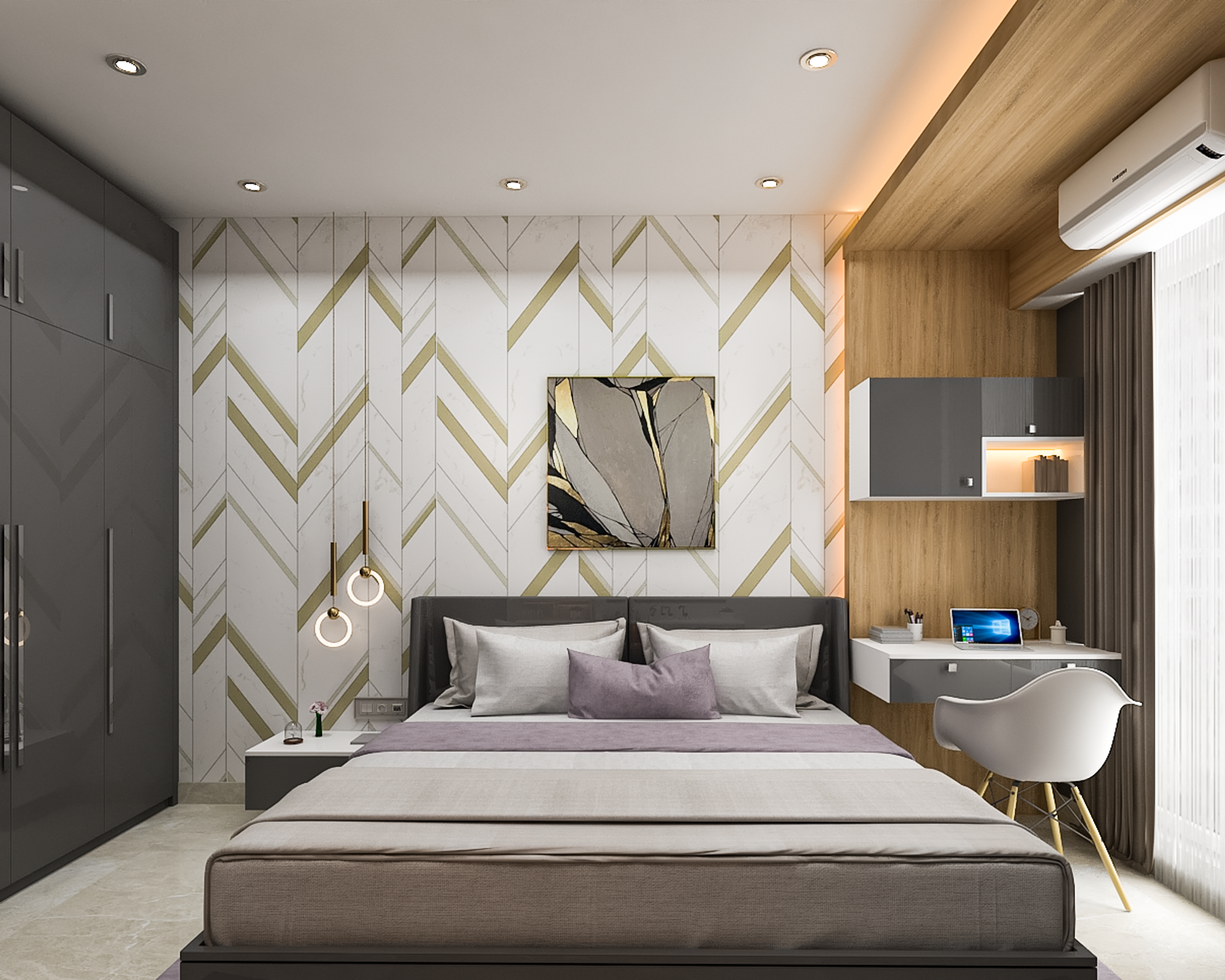 Multi-Functional Contemporary Theme Kids’ Bedroom Design