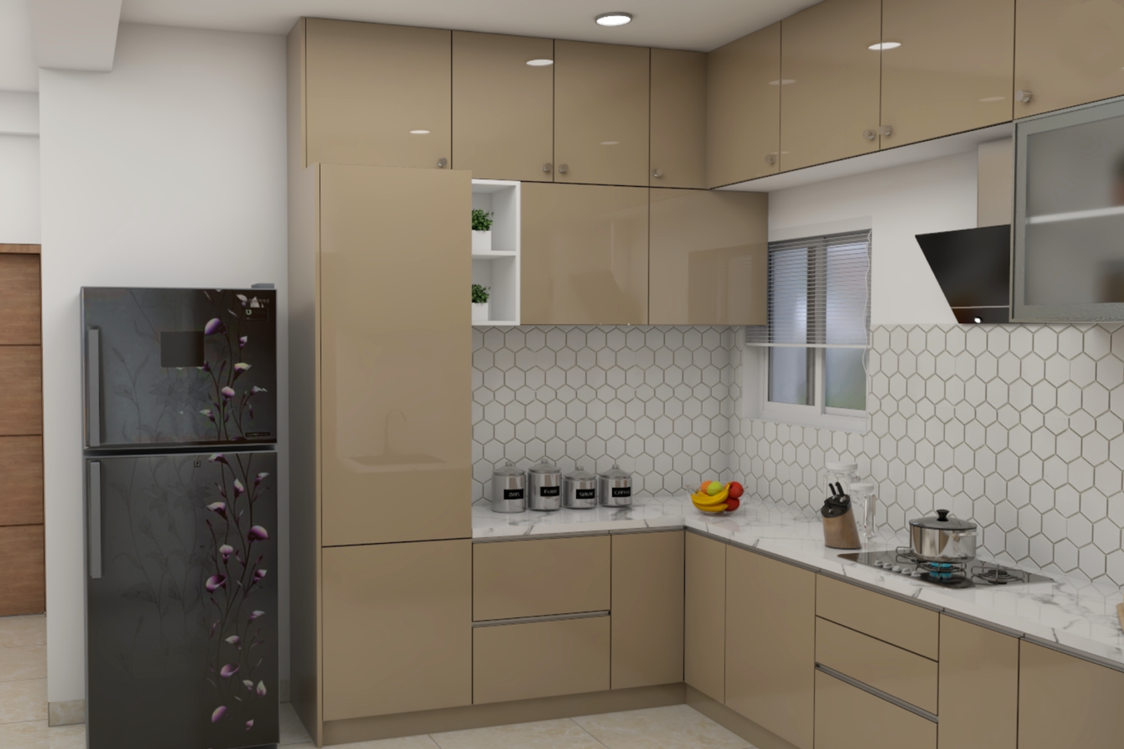 Modern Kitchen Designed For Convenience - Livspace