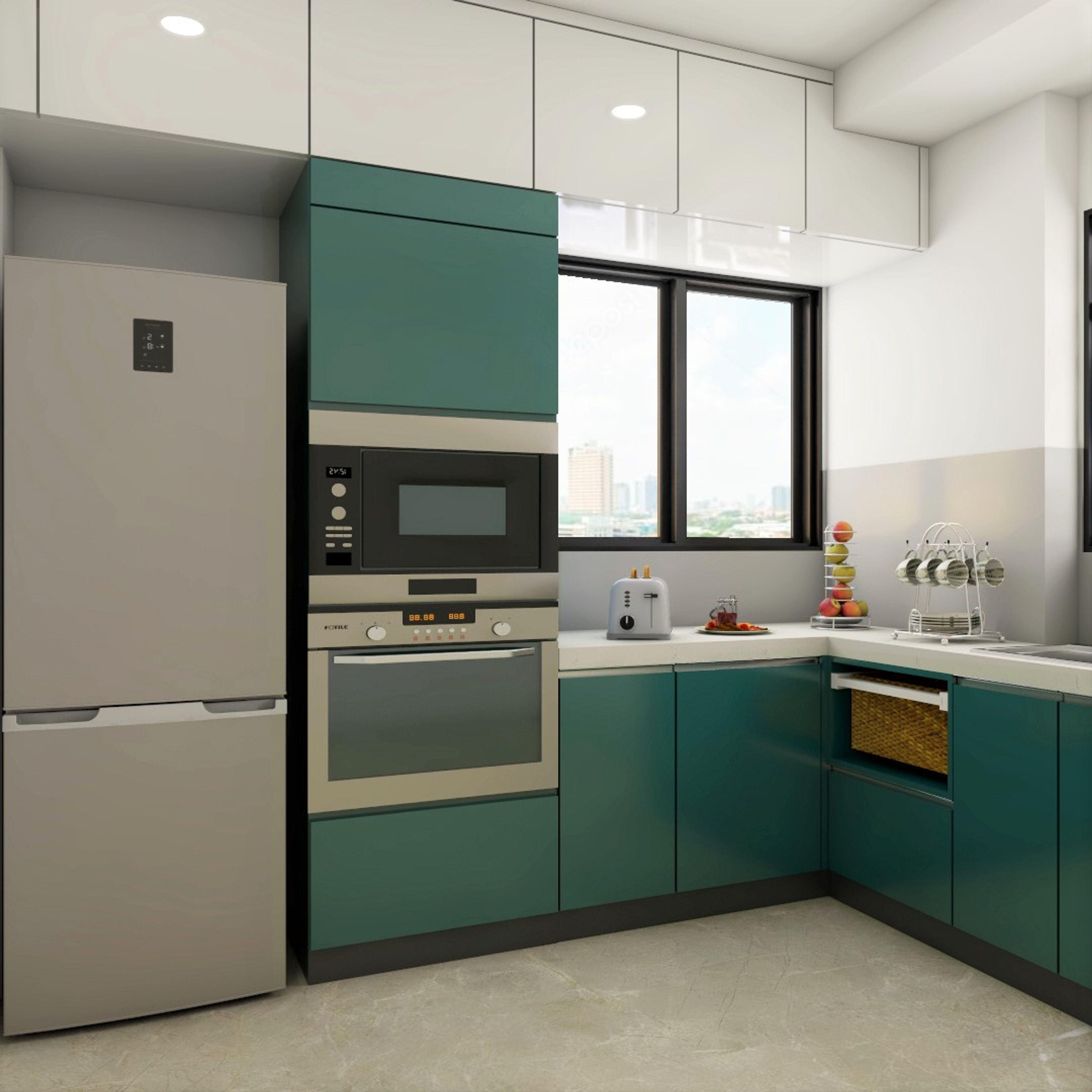 Elegant Modern Kitchen - Livspace