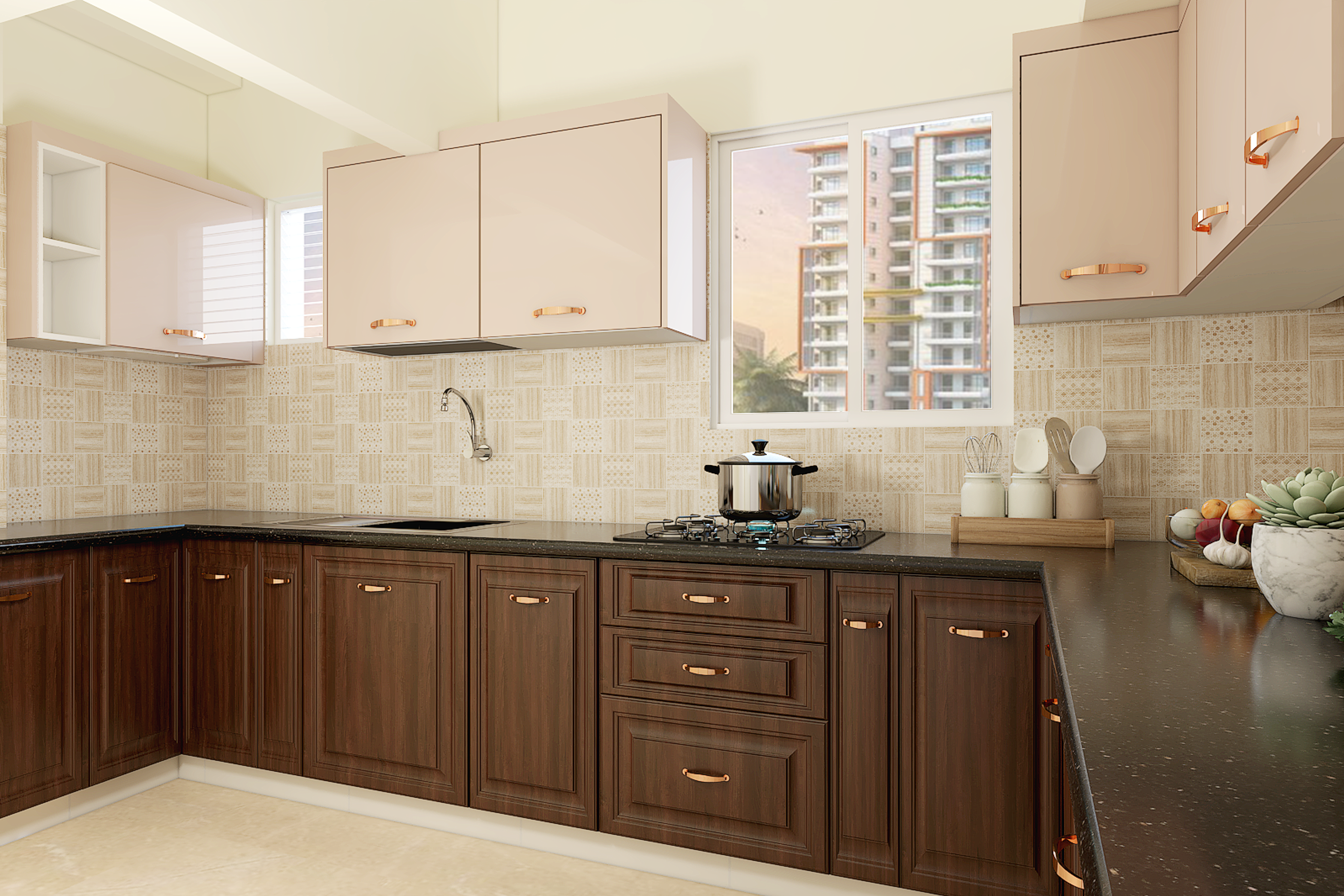 Low Maintenance Kitchen Design - Livspace