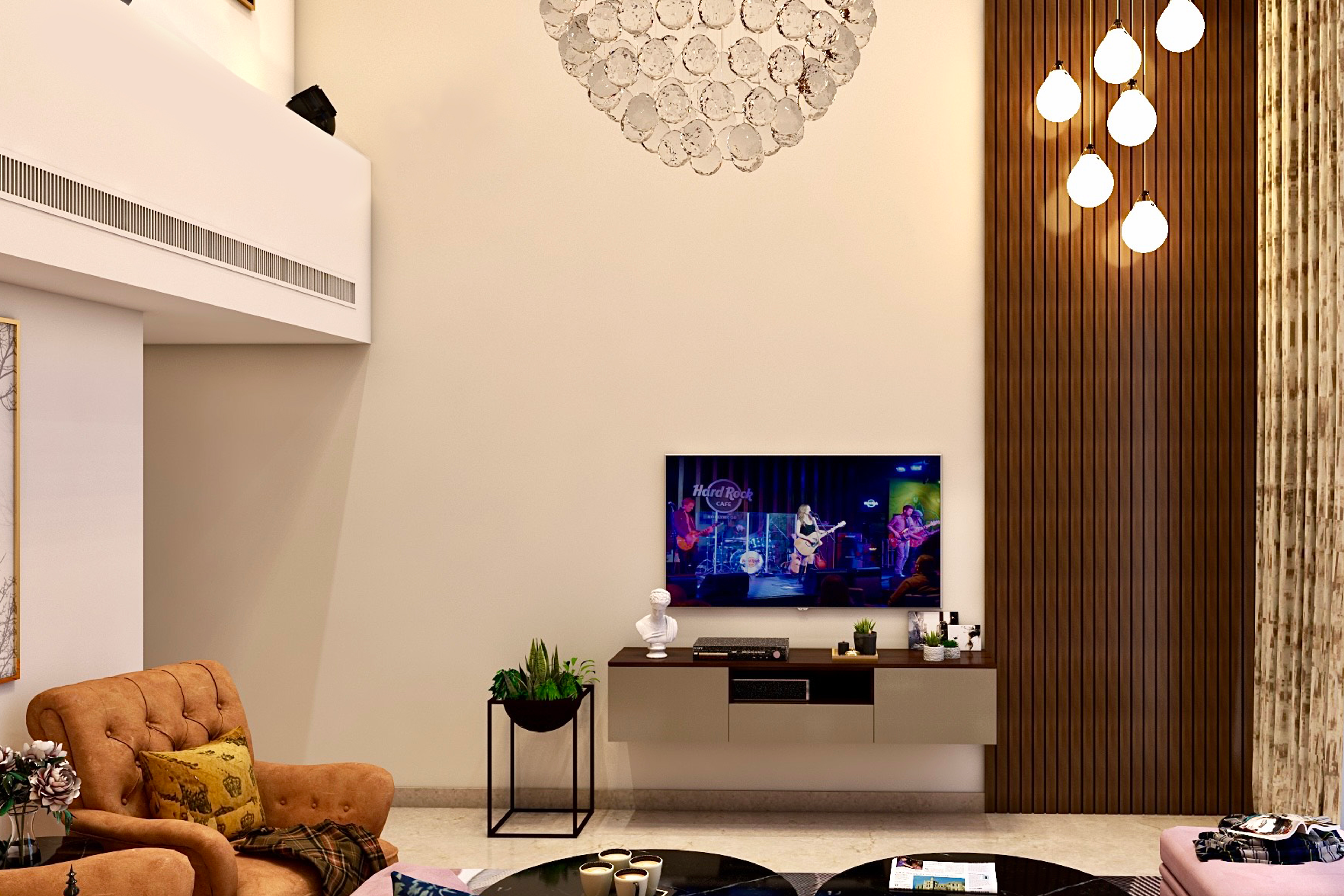 Classic Living Room Design - Livspace