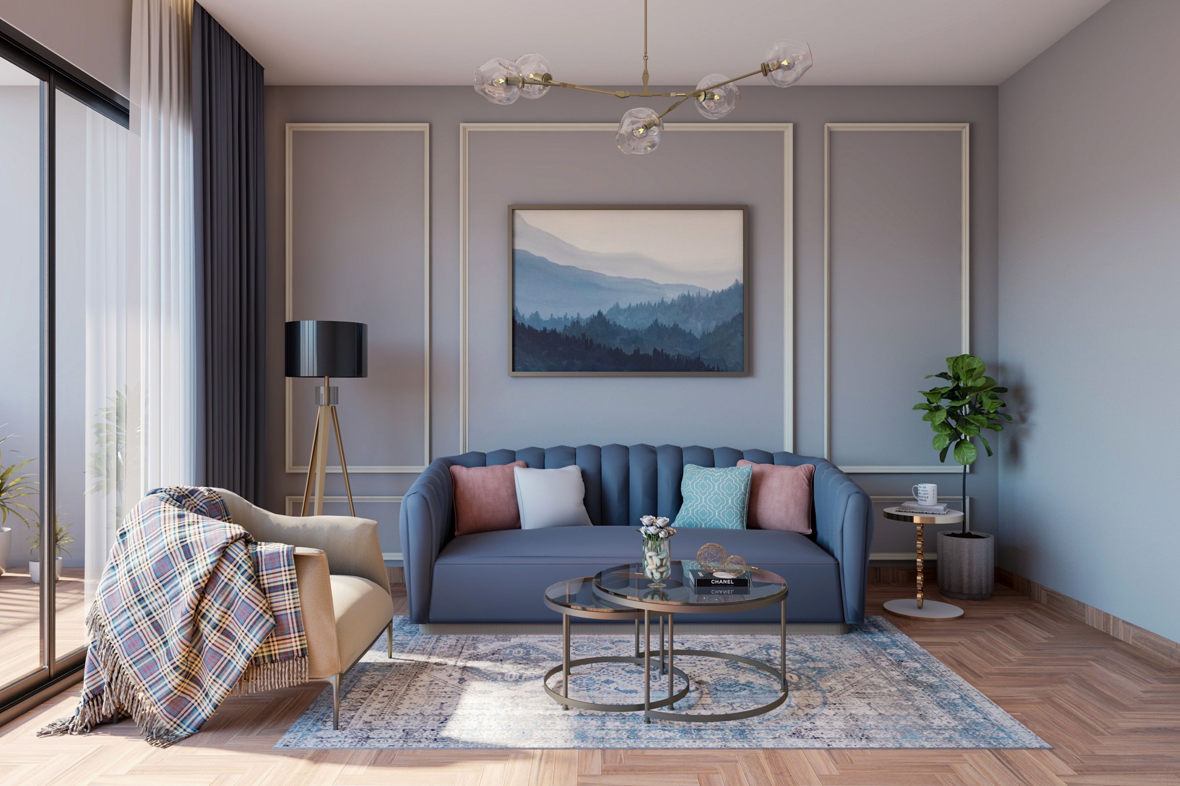 Modern Style Compact Convenient Living Room Design