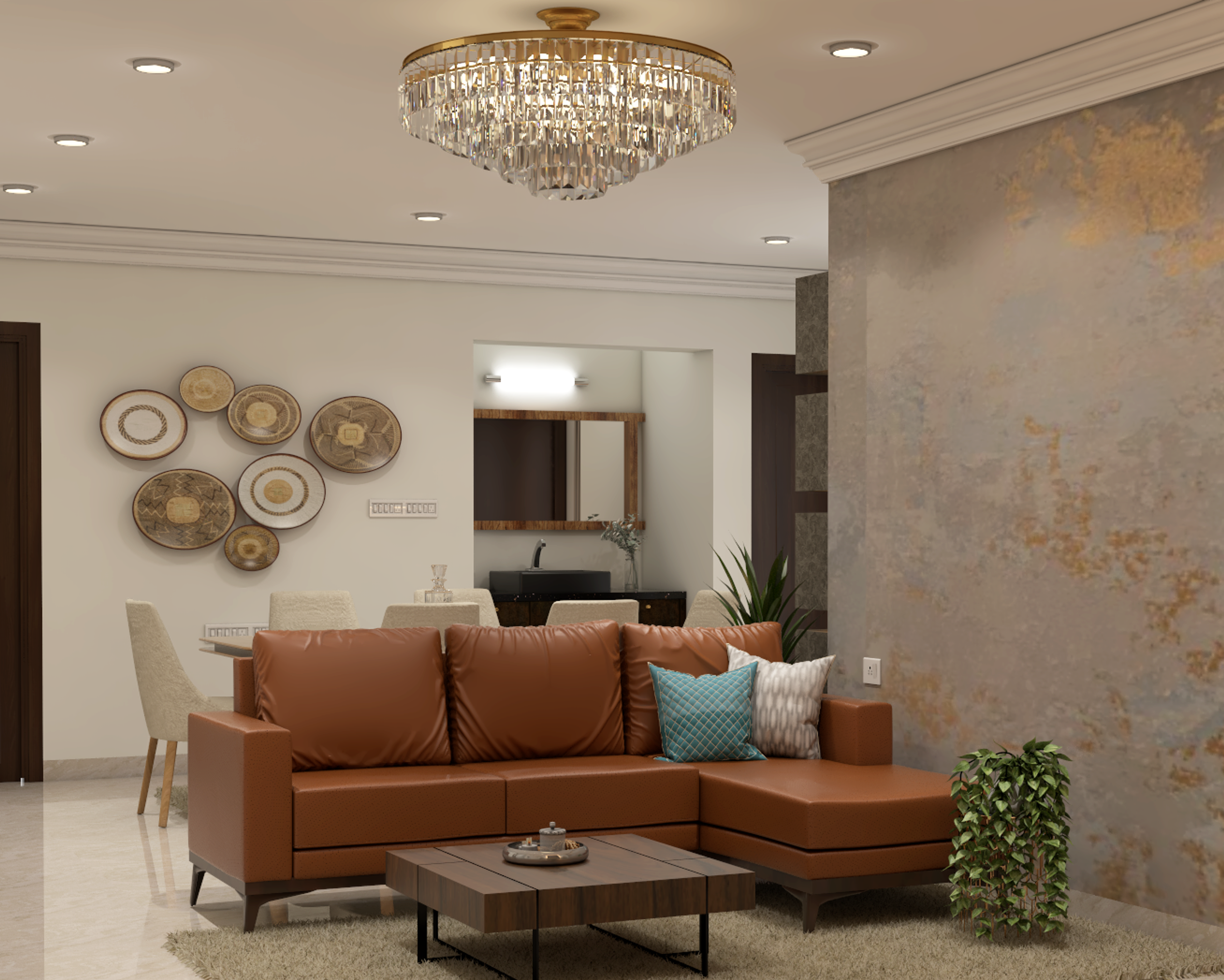 Classic Living Room Design Styled With Luxurious Interiors