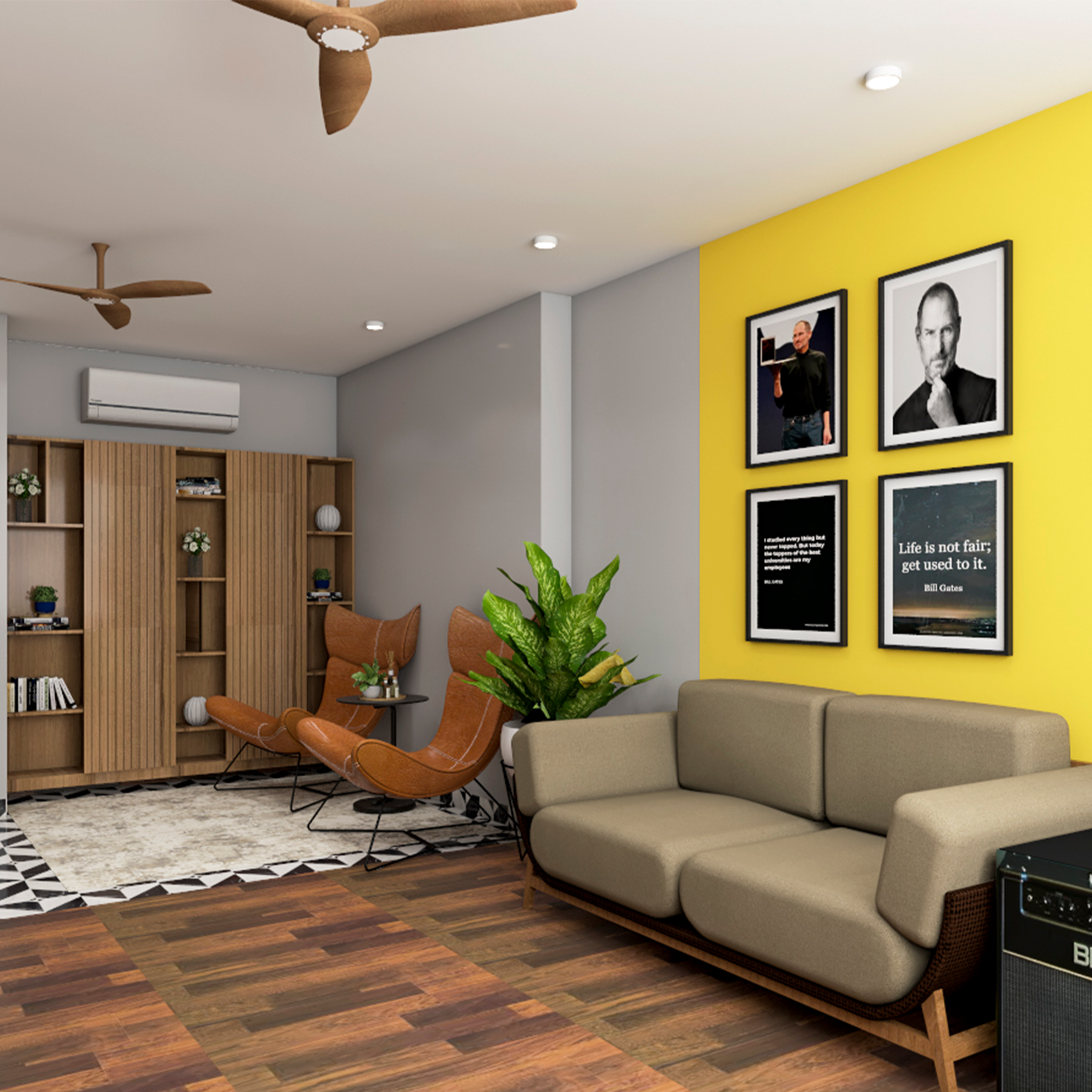 Spacious Modern Style Convenient Living Room