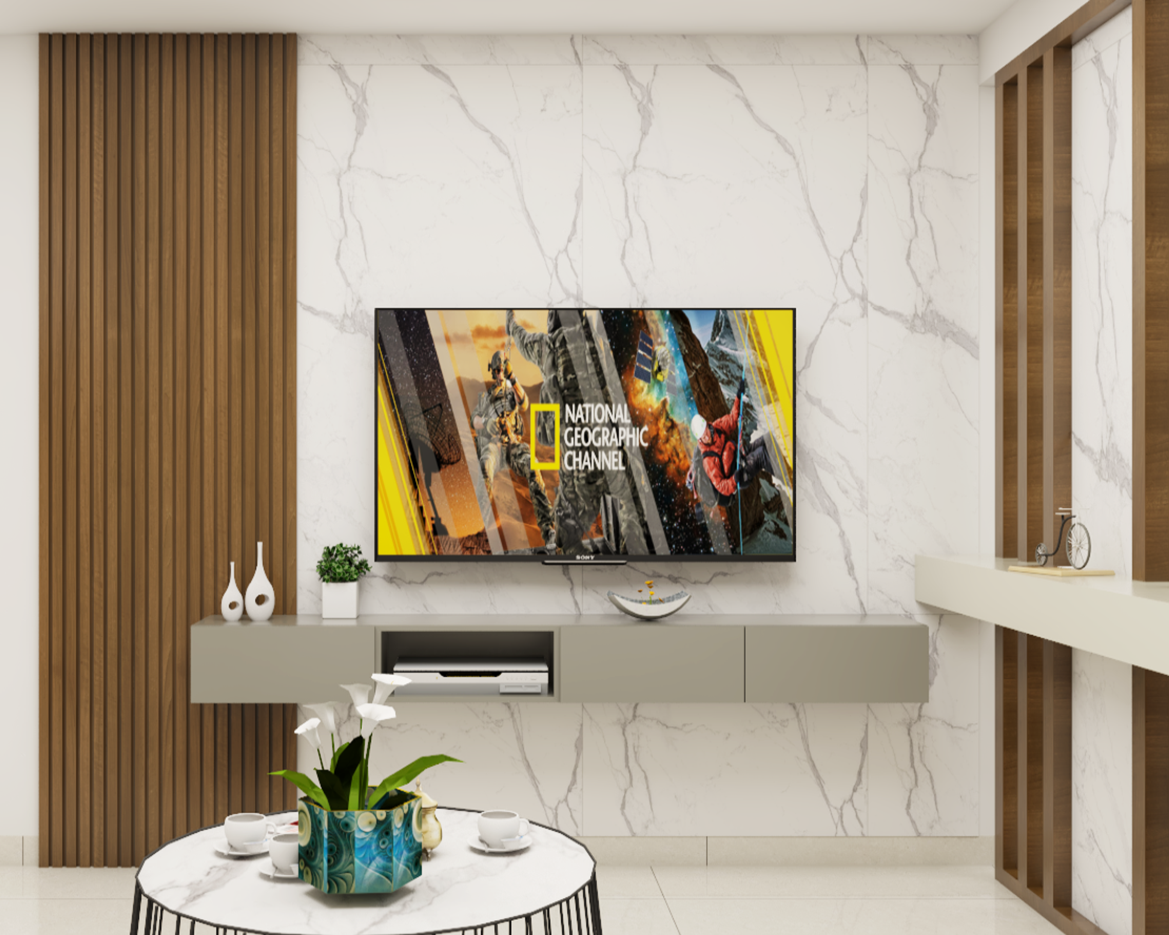 Scandinavian Living Room - Livspace