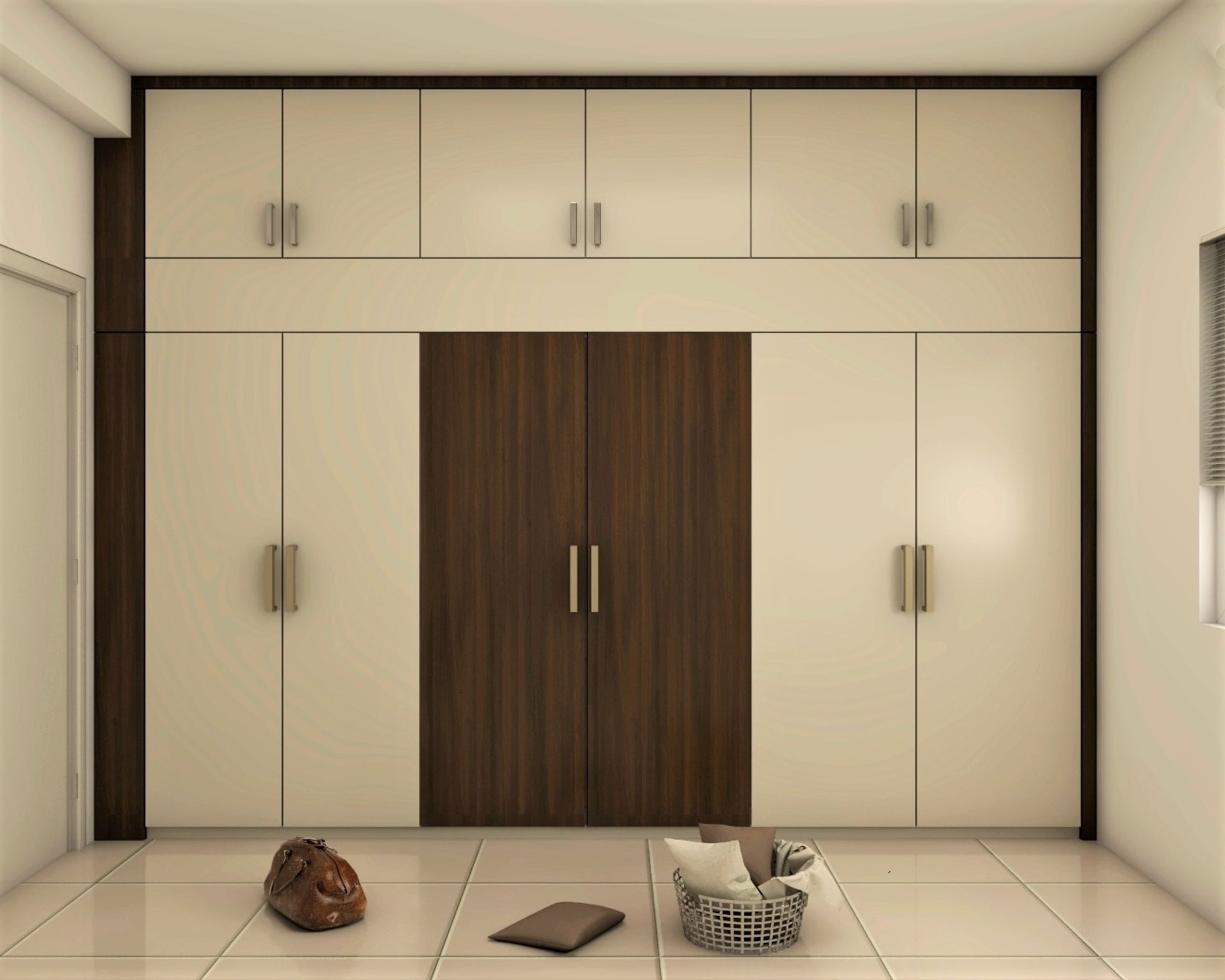 Modern Matte Finish Wardrobe Design For Compact Spaces