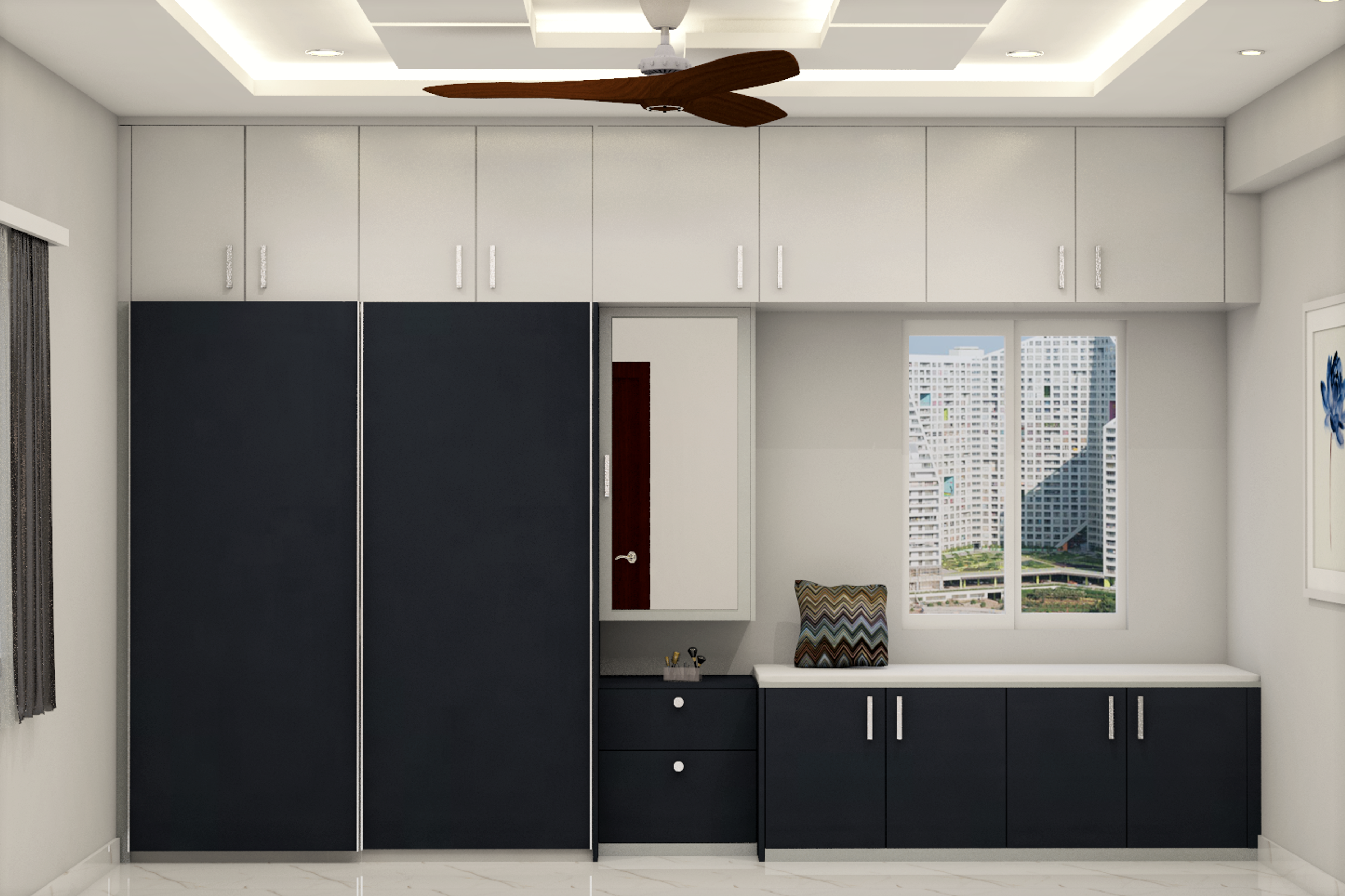 Convenient Modern Wardrobe Design - Livspace